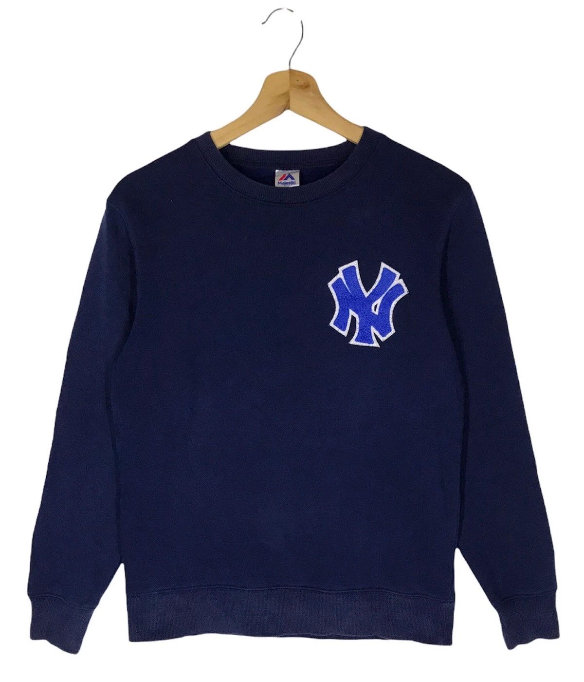 image of Vintage New York Yankees Genuine Merchandise Majestic in Dark Blue, Men's (Size Small)