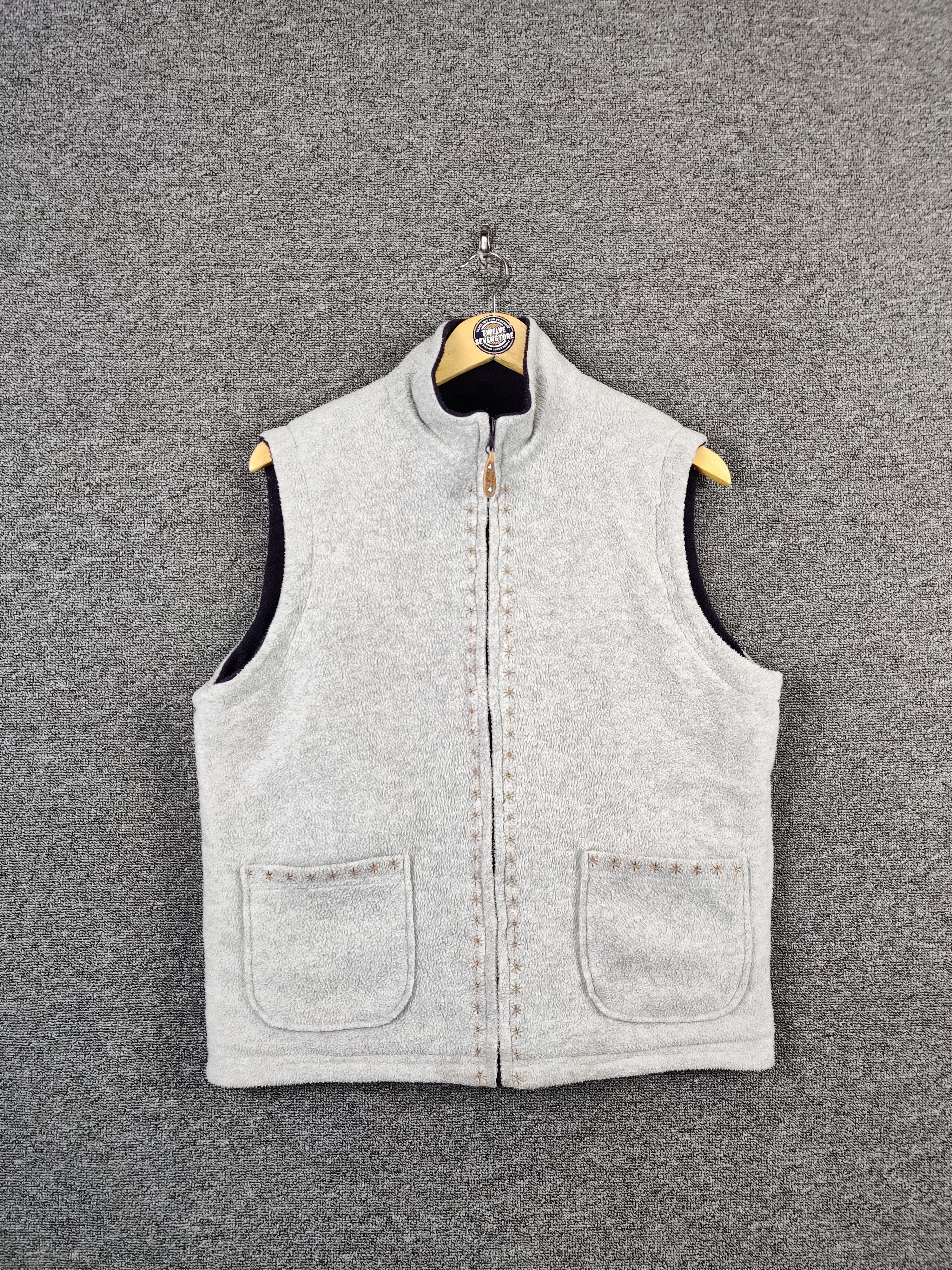 Vintage Vintage Reversible Fleece Zipper Vest Nice Design Size US L / EU 52-54 / 3 - 4 Thumbnail