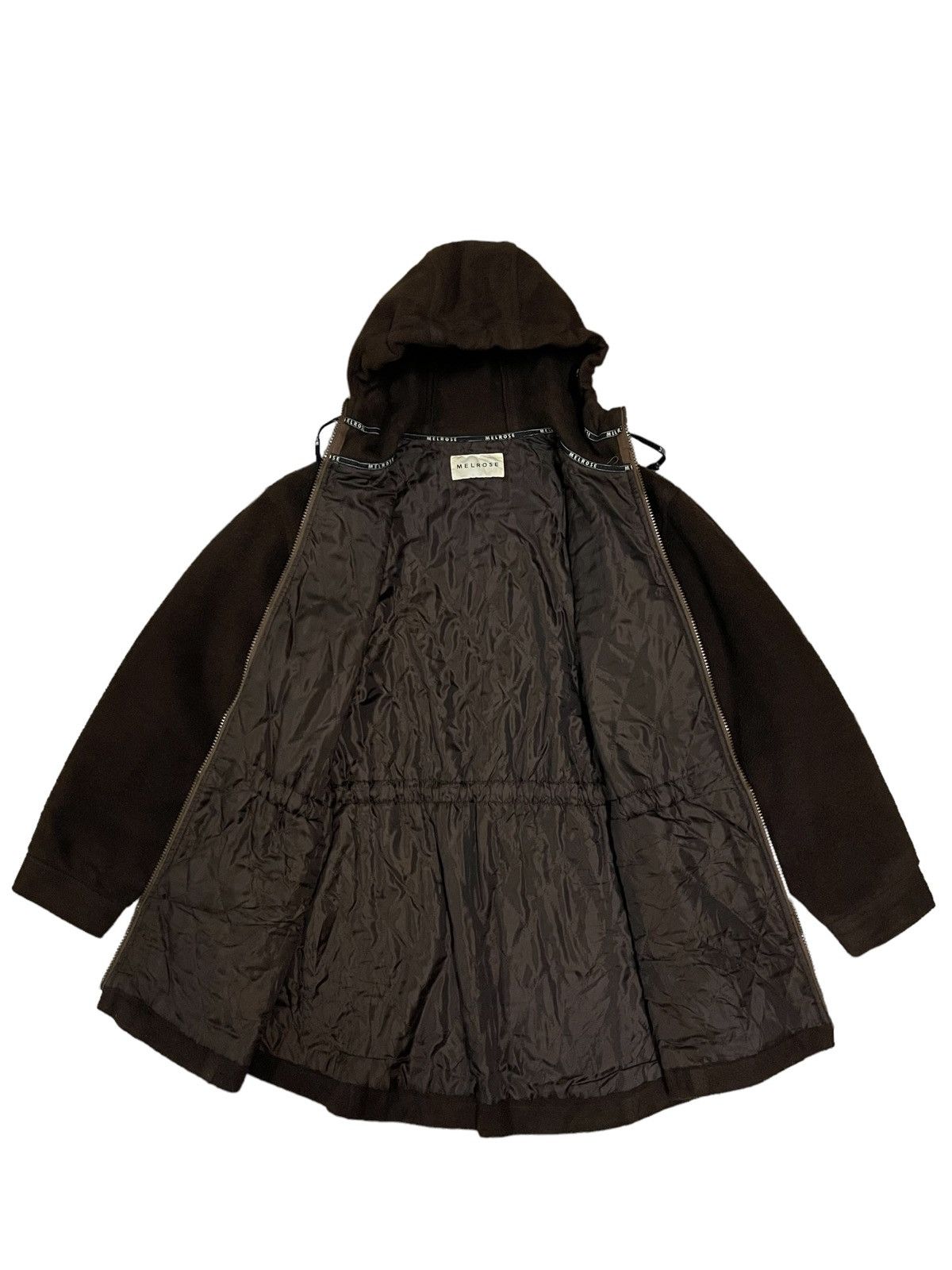 Melrose Vintage Melrose Fleece Hooded Style Jacket Size M / US 6-8 / IT 42-44 - 3 Thumbnail