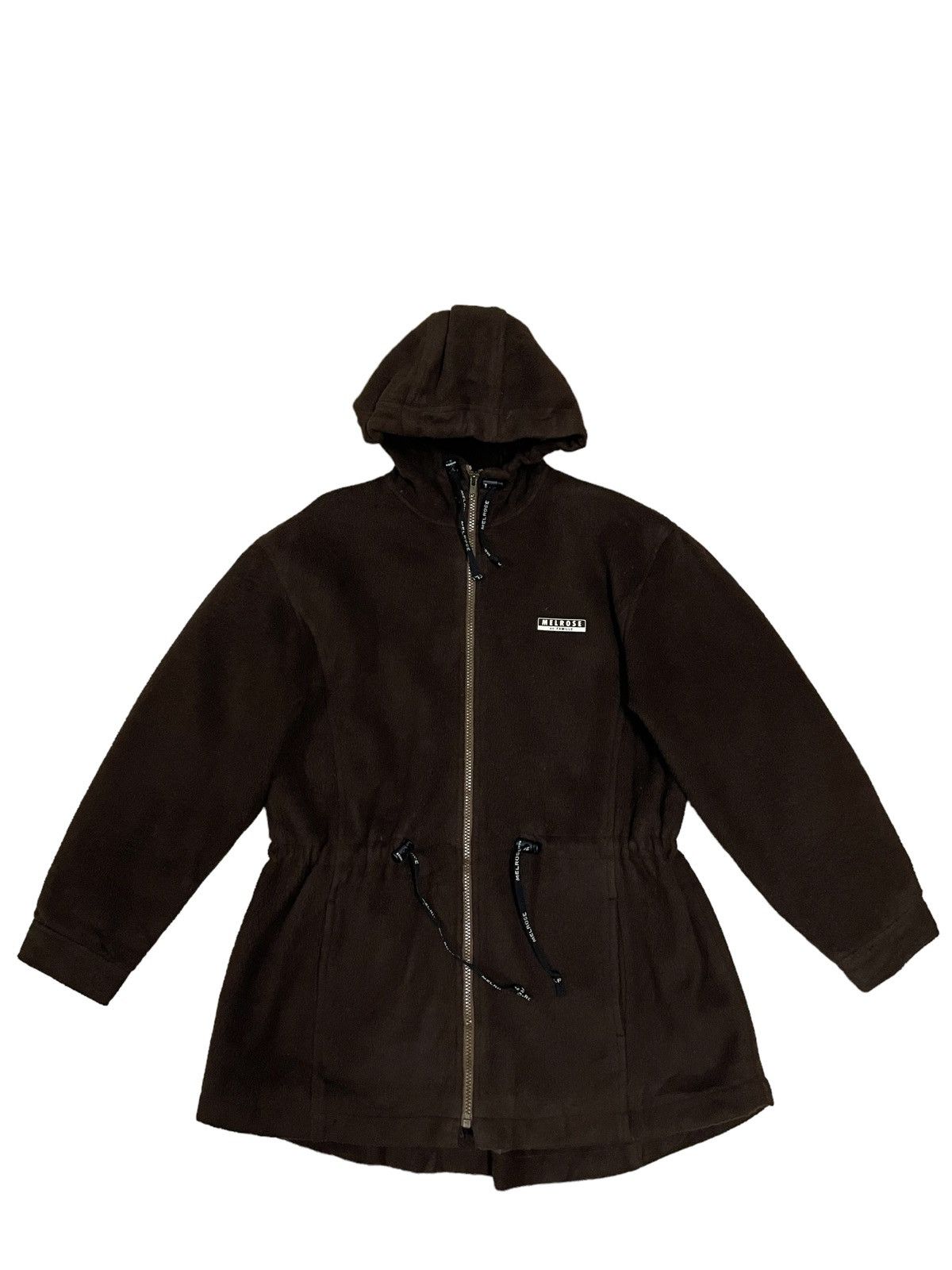 Vintage Melrose Fleece Hooded Style Jacket