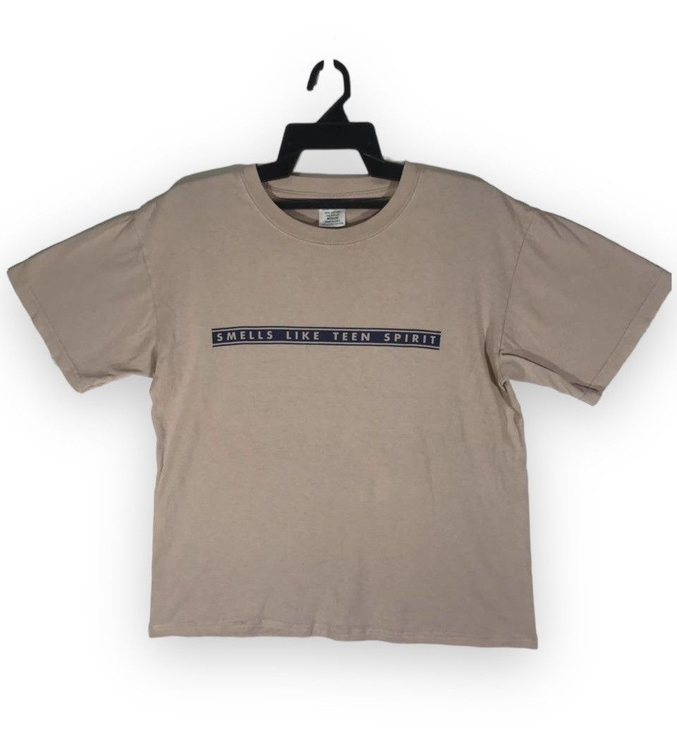 image of Band Tees x Vintage 1992 Nirvana Smells Like Teen Spirit Kurt Cobain in Grey, Men's (Size Medium)