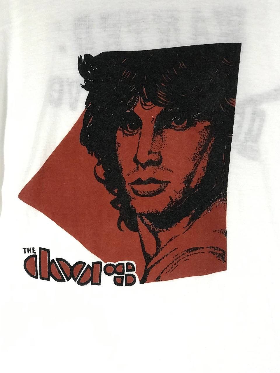 Band Tees × Vintage Vintage rare 80s The Doors vocalist Jim Morrison Size US M / EU 48-50 / 2 - 3 Thumbnail