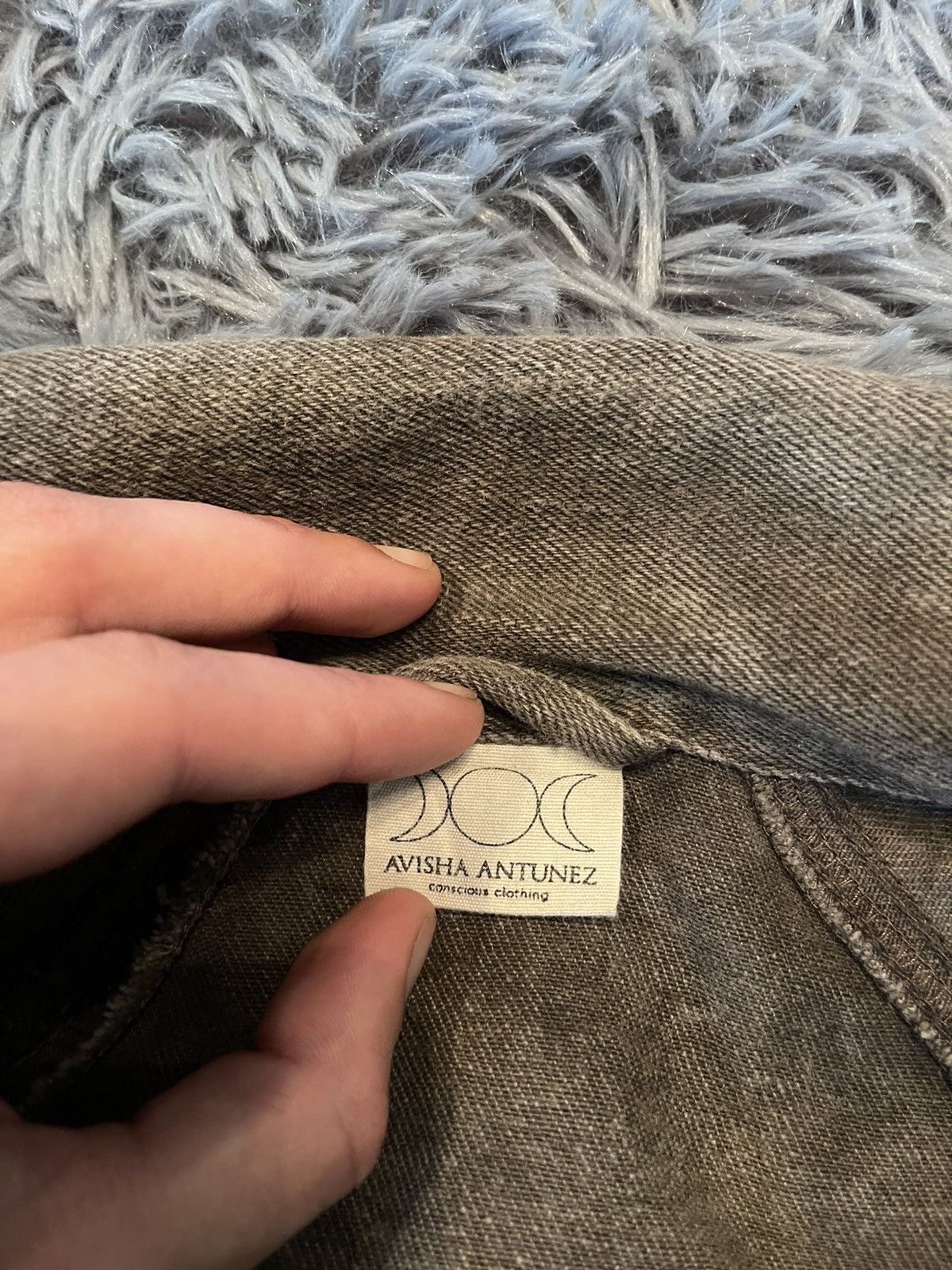 Other Y2K vintage Hemp made graphite jacket by Avisha Antunez Size US S / EU 44-46 / 1 - 9 Thumbnail