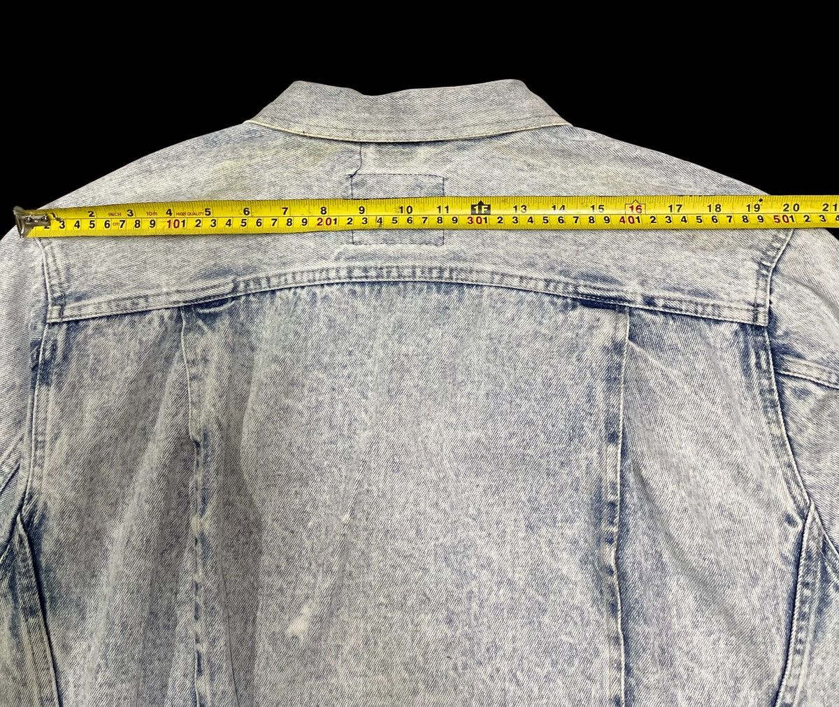 Other Vintage 90s Japanese Brand Acid Wash Style Denim Jacket Size US M / EU 48-50 / 2 - 13 Thumbnail