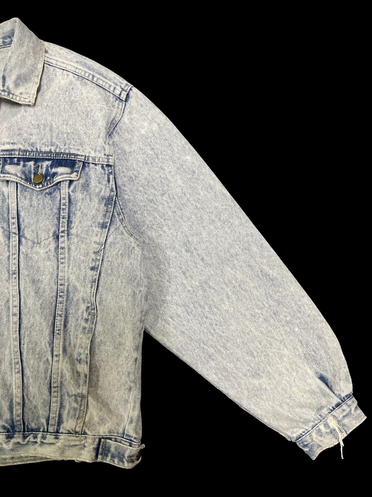 Other Vintage 90s Japanese Brand Acid Wash Style Denim Jacket Size US M / EU 48-50 / 2 - 8 Thumbnail