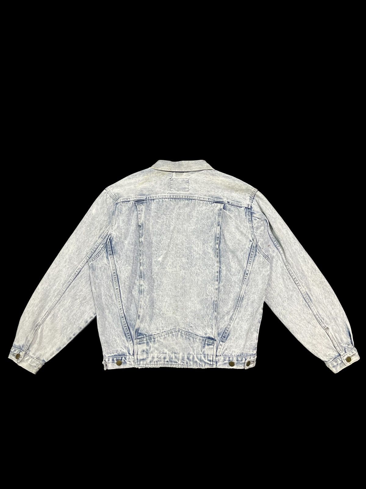 Other Vintage 90s Japanese Brand Acid Wash Style Denim Jacket Size US M / EU 48-50 / 2 - 4 Thumbnail