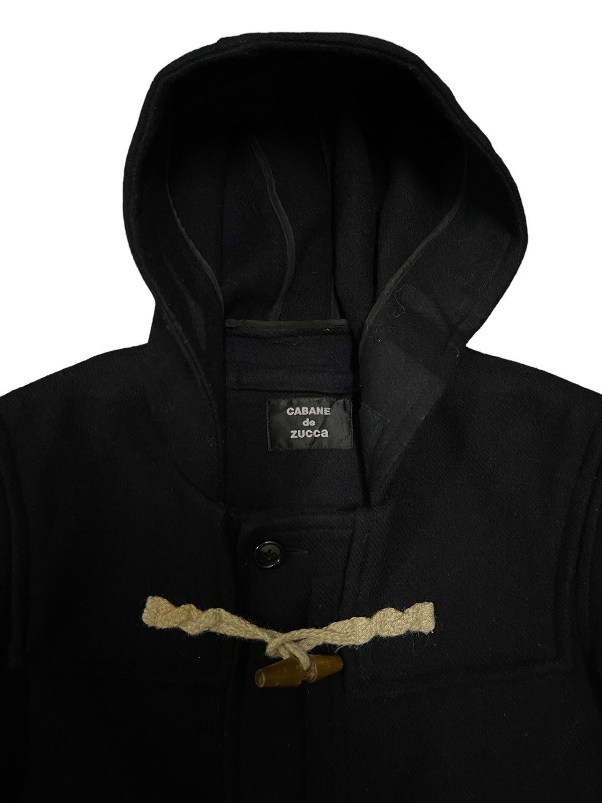 CABANE de ZUCCa Vintage Cabane De Zucca Hooded Duffle Jacket Size US M / EU 48-50 / 2 - 6 Thumbnail
