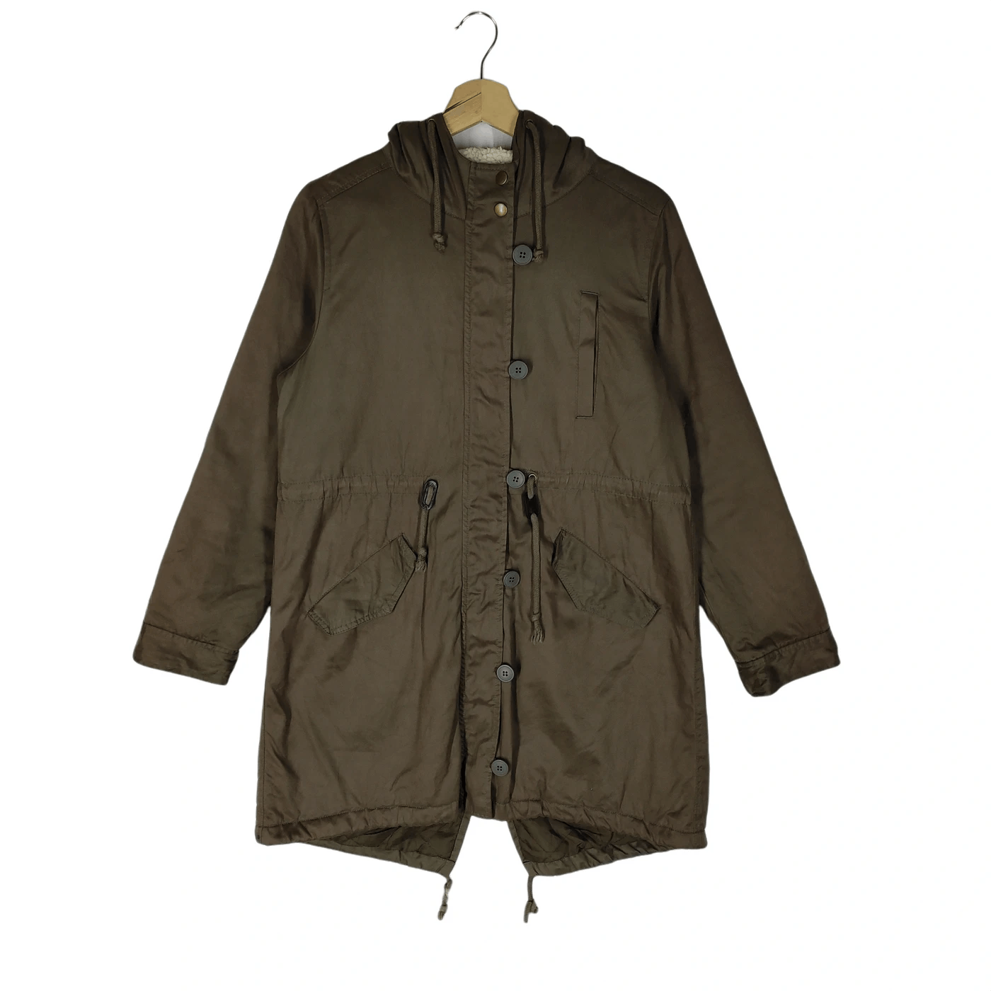 image of Vintage x Winter Session Chocol Raffine Robe Parkas in Army Green, Women's (Size Medium)