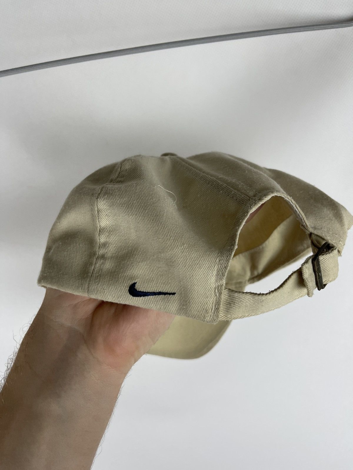 Nike Nike vintage 90s beige double logo swoosh baseball cap Size ONE SIZE - 7 Thumbnail