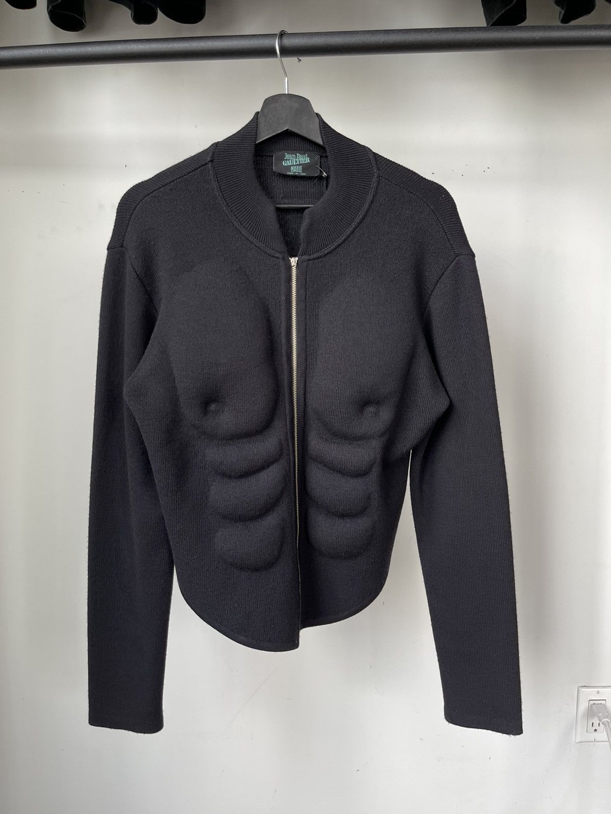 image of Jean Paul Gaultier Muscle Top in Black, Men's (Size Medium)