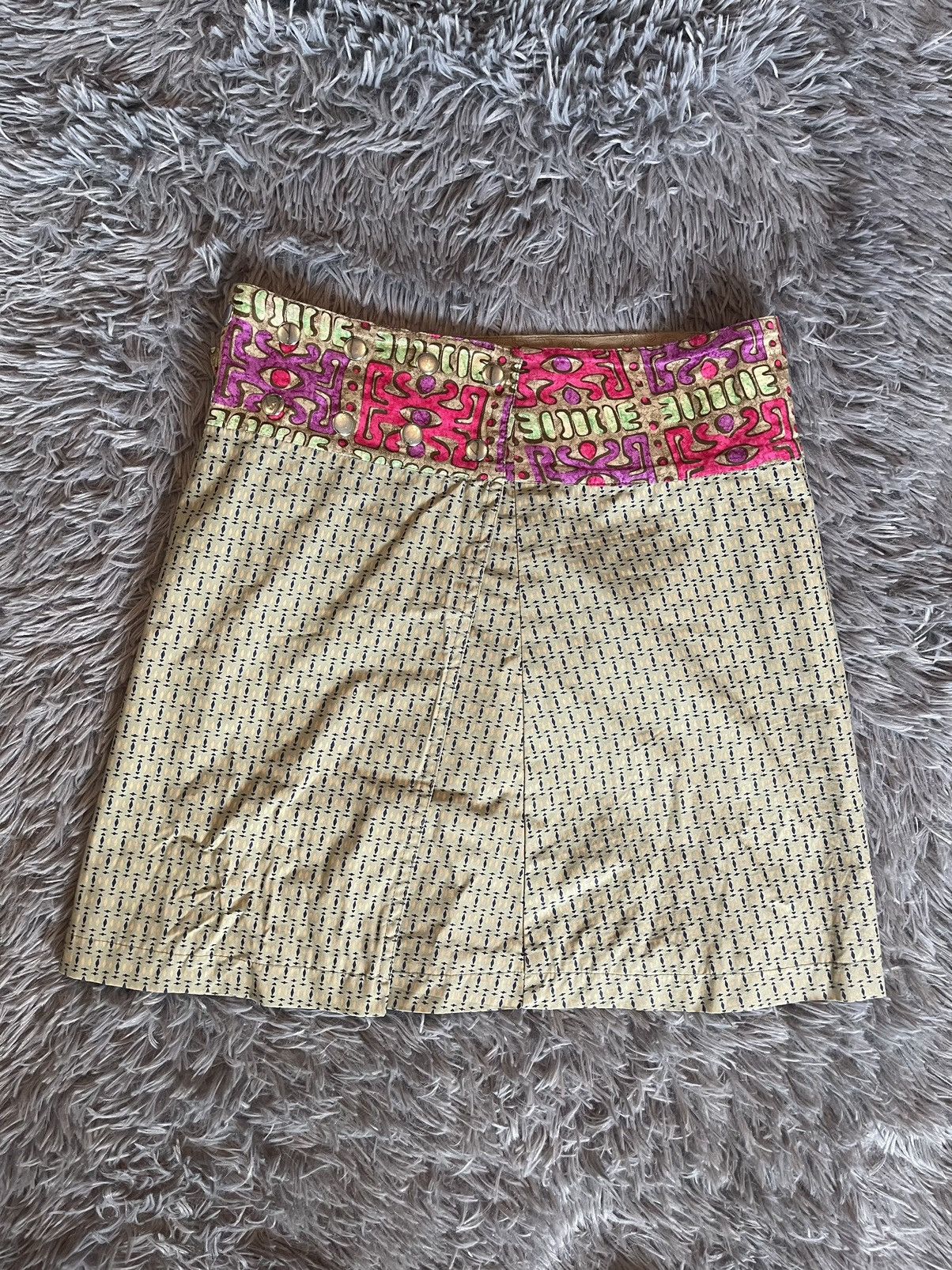 Japanese Brand × Vintage Avant Garde Y2K reversible cargo skirt Size 26" / US 2 / IT 38 - 9 Thumbnail