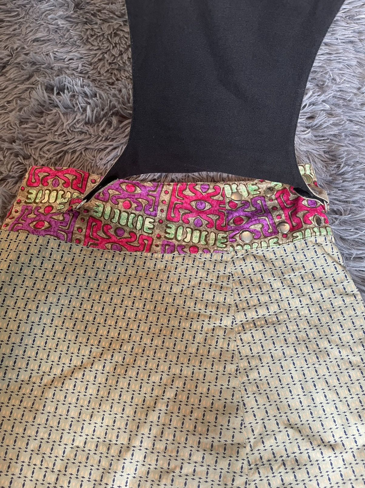 Japanese Brand × Vintage Avant Garde Y2K reversible cargo skirt Size 26" / US 2 / IT 38 - 7 Thumbnail