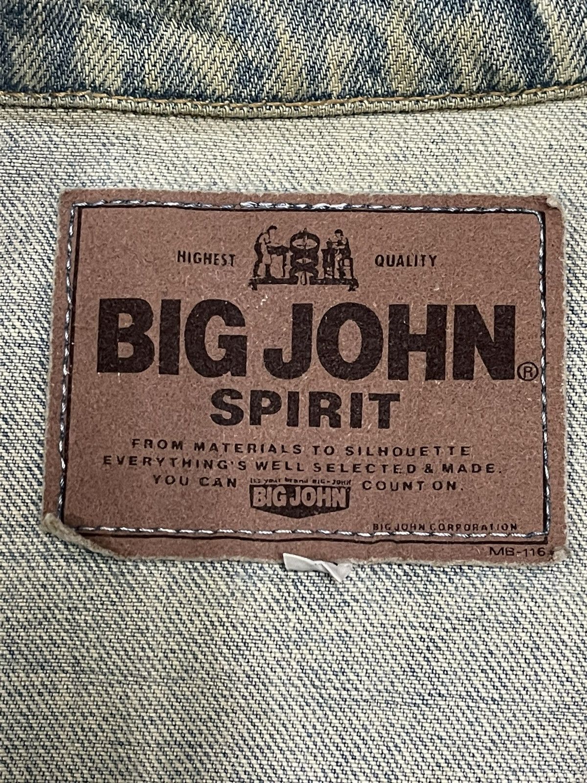Big John Vintage Big John Denim Jacket Size US M / EU 48-50 / 2 - 10 Thumbnail