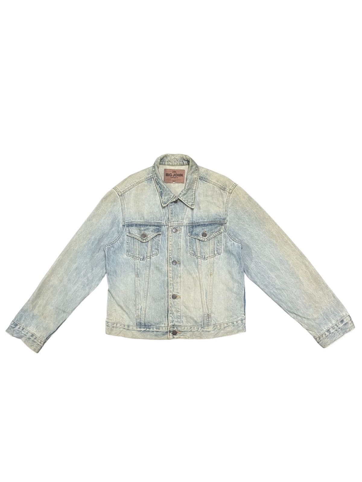 image of Avant Garde x Big John Vintage Big John Denim Jacket in Blue, Men's (Size Medium)