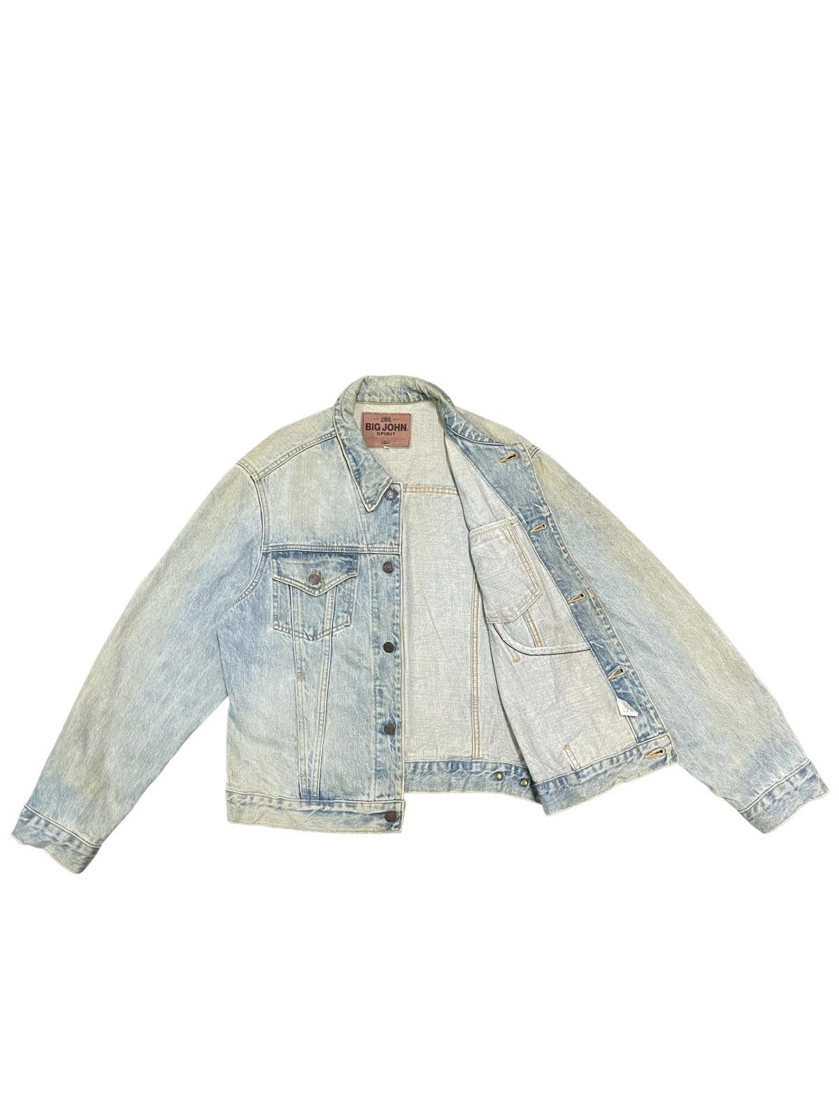 Big John Vintage Big John Denim Jacket Size US M / EU 48-50 / 2 - 2 Thumbnail