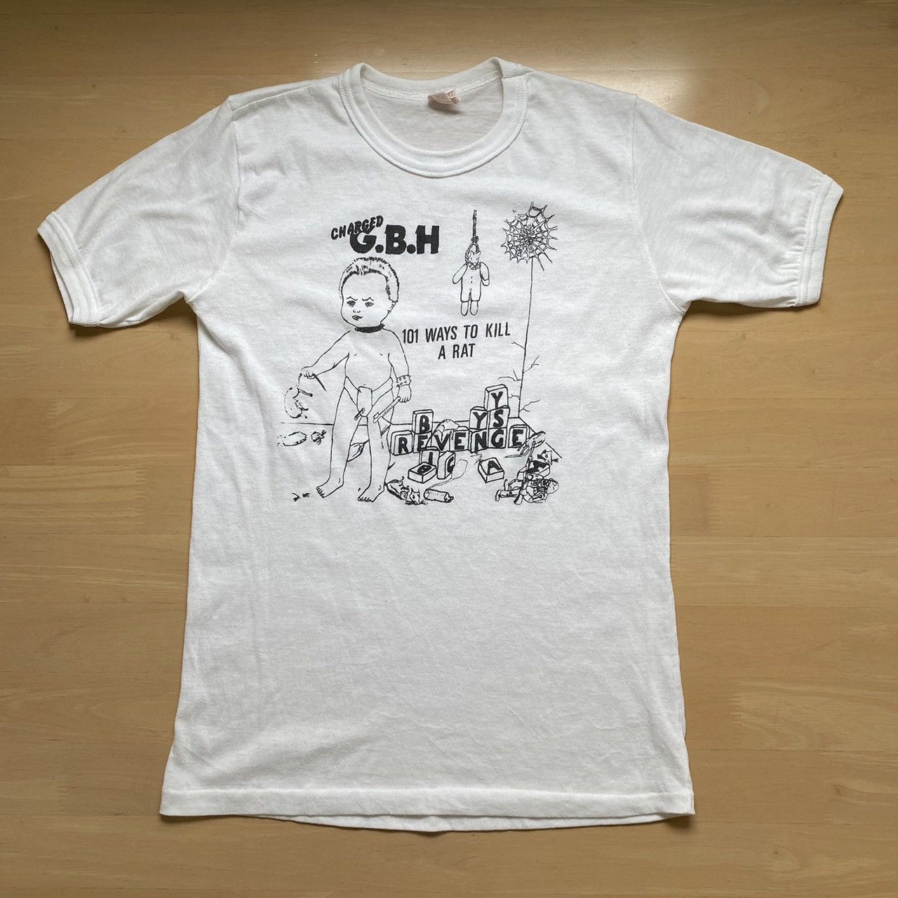 Band Tees × Japanese Brand × Vintage !RARE! Vintage 80s Charged 