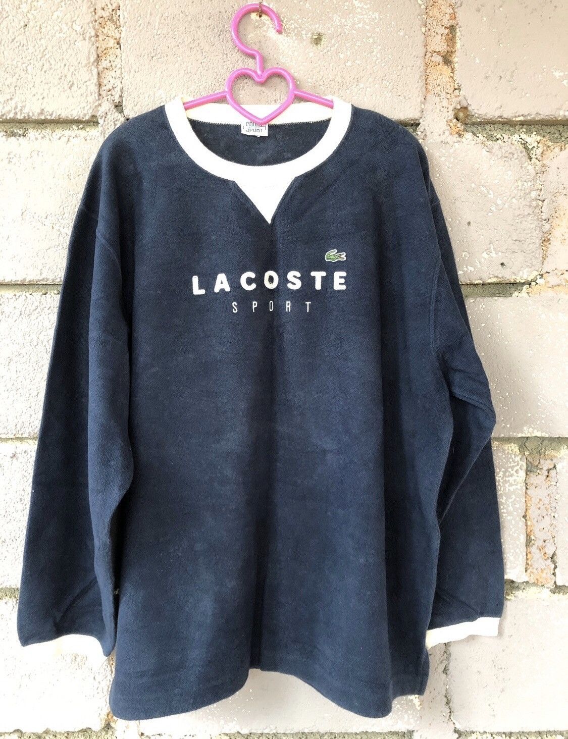 Lacoste Rare 90s Vintage LACOSTE Crewneck Sweatshirt Size US M / EU 48-50 / 2 - 1 Thumbnail