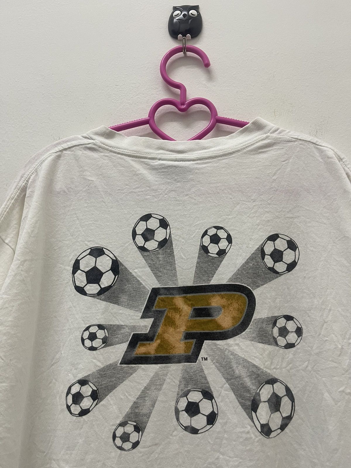 Vintage Rare 90s Vintage PURDUE SOCCER CAMP Tba Tee Size US L / EU 52-54 / 3 - 2 Thumbnail