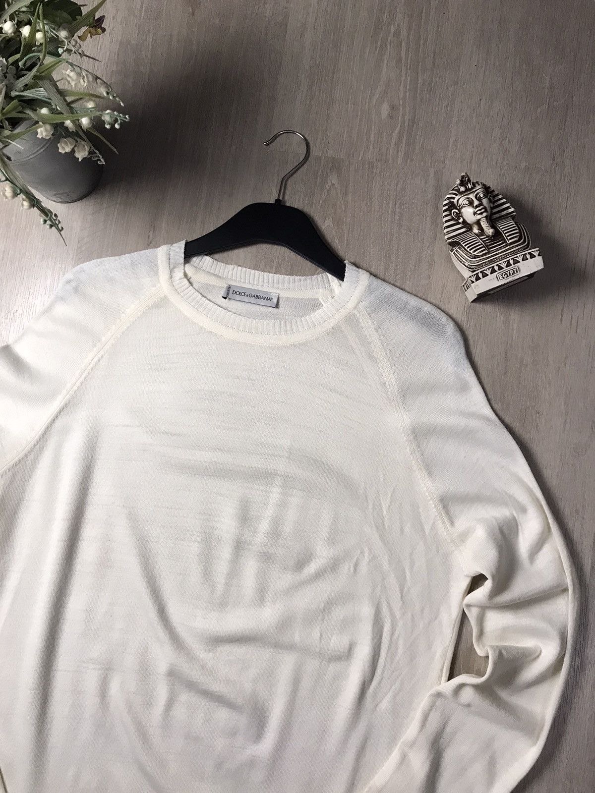 Dolce & Gabbana Vintage Dolce Gabbana white knitwear Size US L / EU 52-54 / 3 - 2 Thumbnail