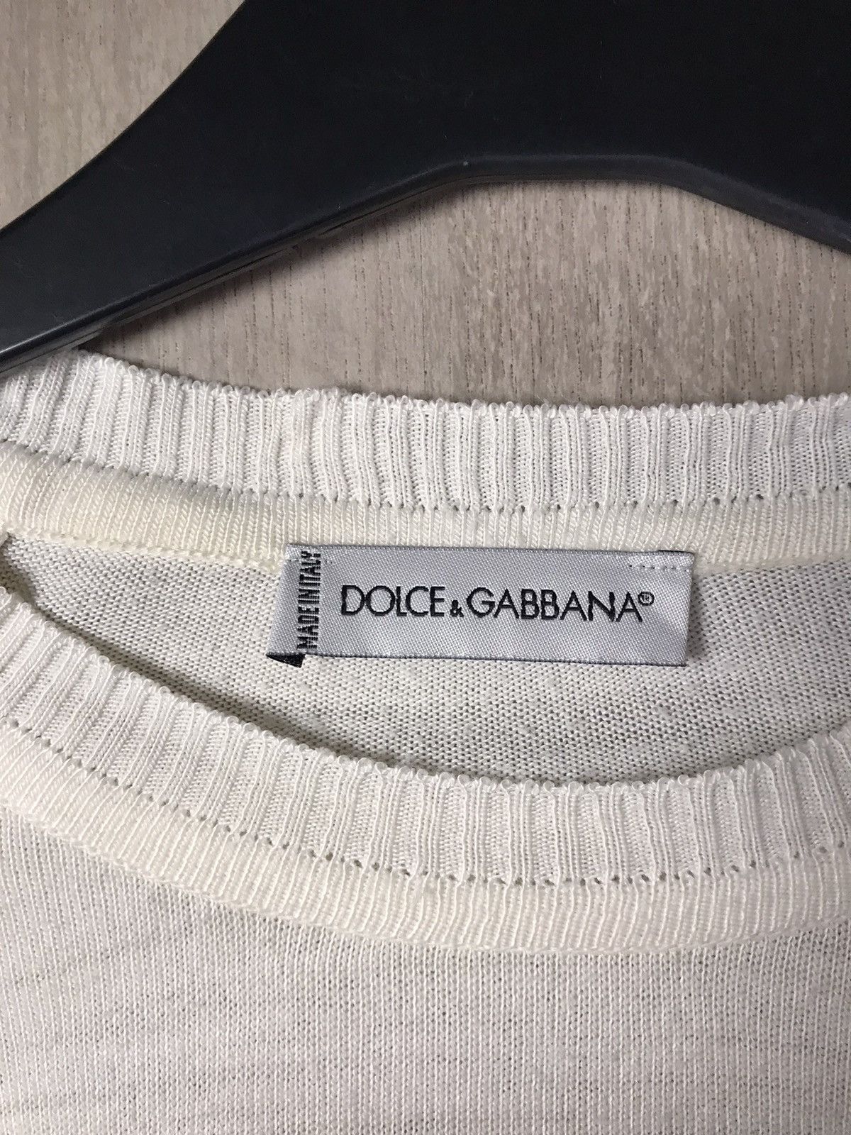 Dolce & Gabbana Vintage Dolce Gabbana white knitwear Size US L / EU 52-54 / 3 - 5 Thumbnail
