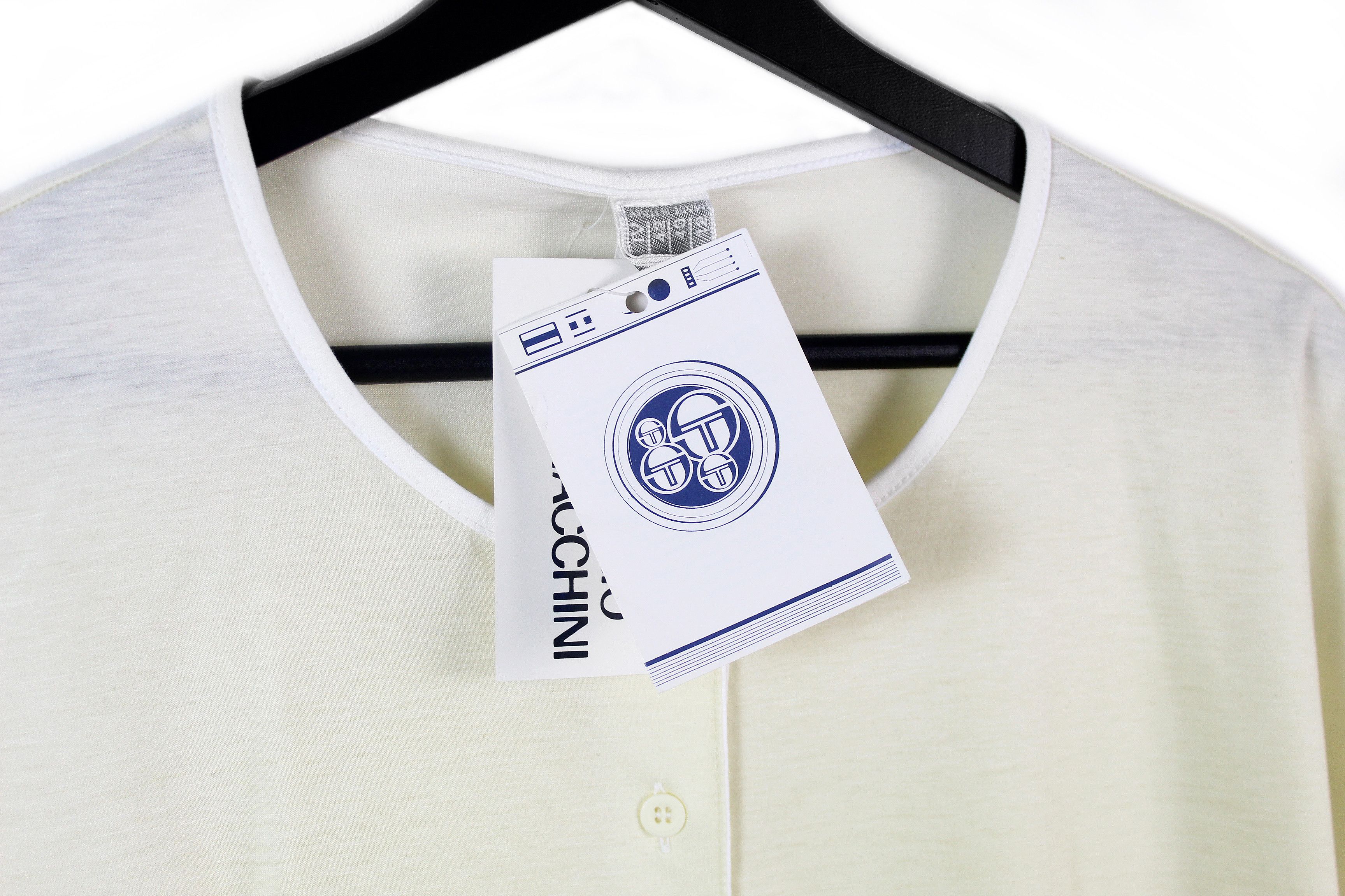 Sergio Tacchini NOS 70s vintage Sergio Tacchini t-shirt tshirt cotton Italy Size XL / US 12-14 / IT 48-50 - 2 Thumbnail