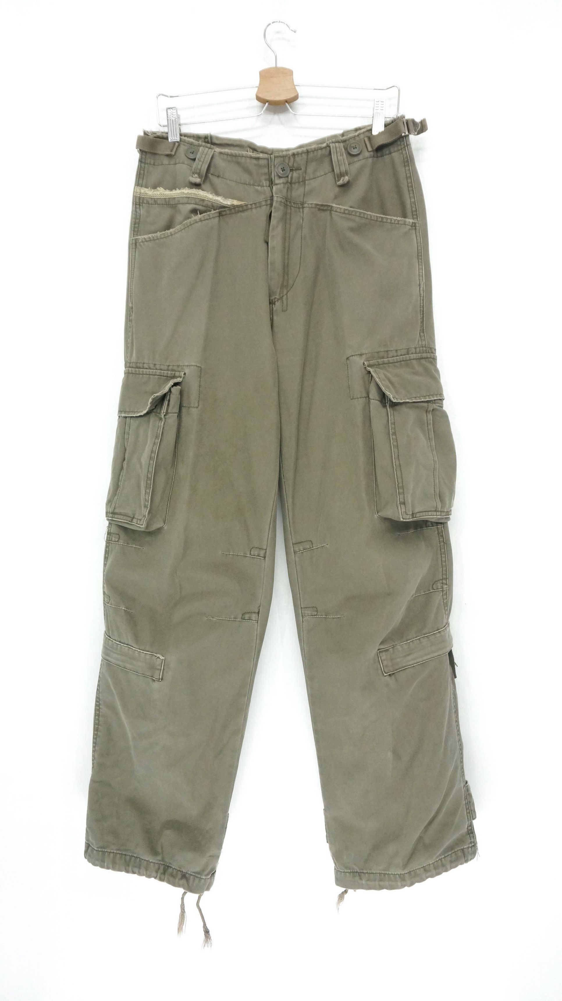 Japanese Brand Vintage Japan Military Parachute Style Bondage Cargo Pants Size US 30 / EU 46 - 2 Thumbnail