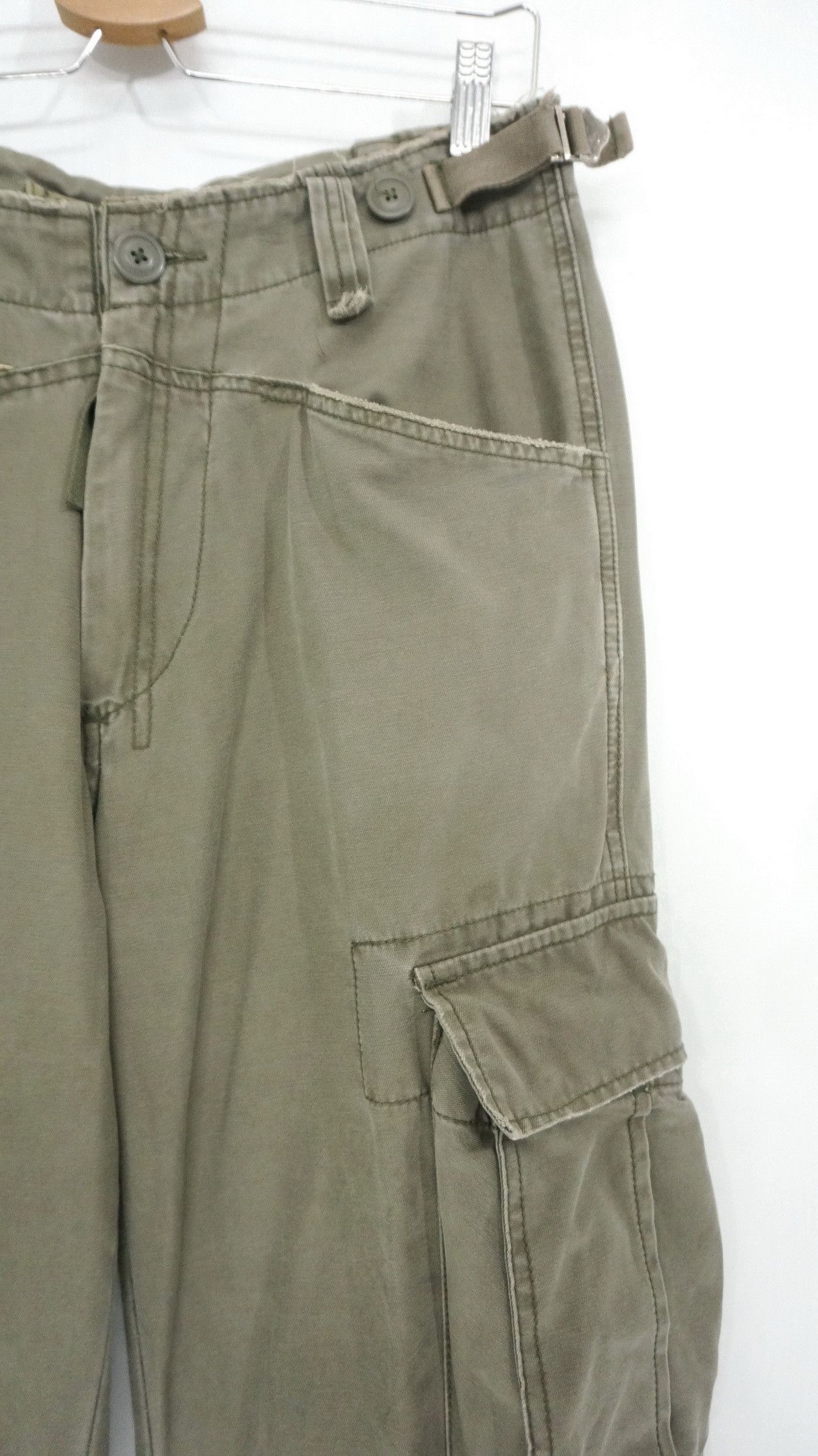 Japanese Brand Vintage Japan Military Parachute Style Bondage Cargo Pants Size US 30 / EU 46 - 6 Thumbnail