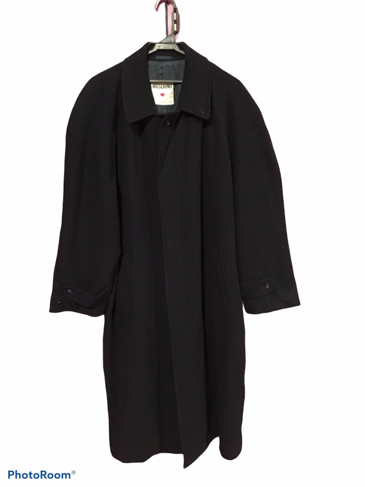 Moschino MOSCHINO MILANO BLUE SIZE L TRANCE COAT WOOL Size US L / EU 52-54 / 3 - 1 Thumbnail