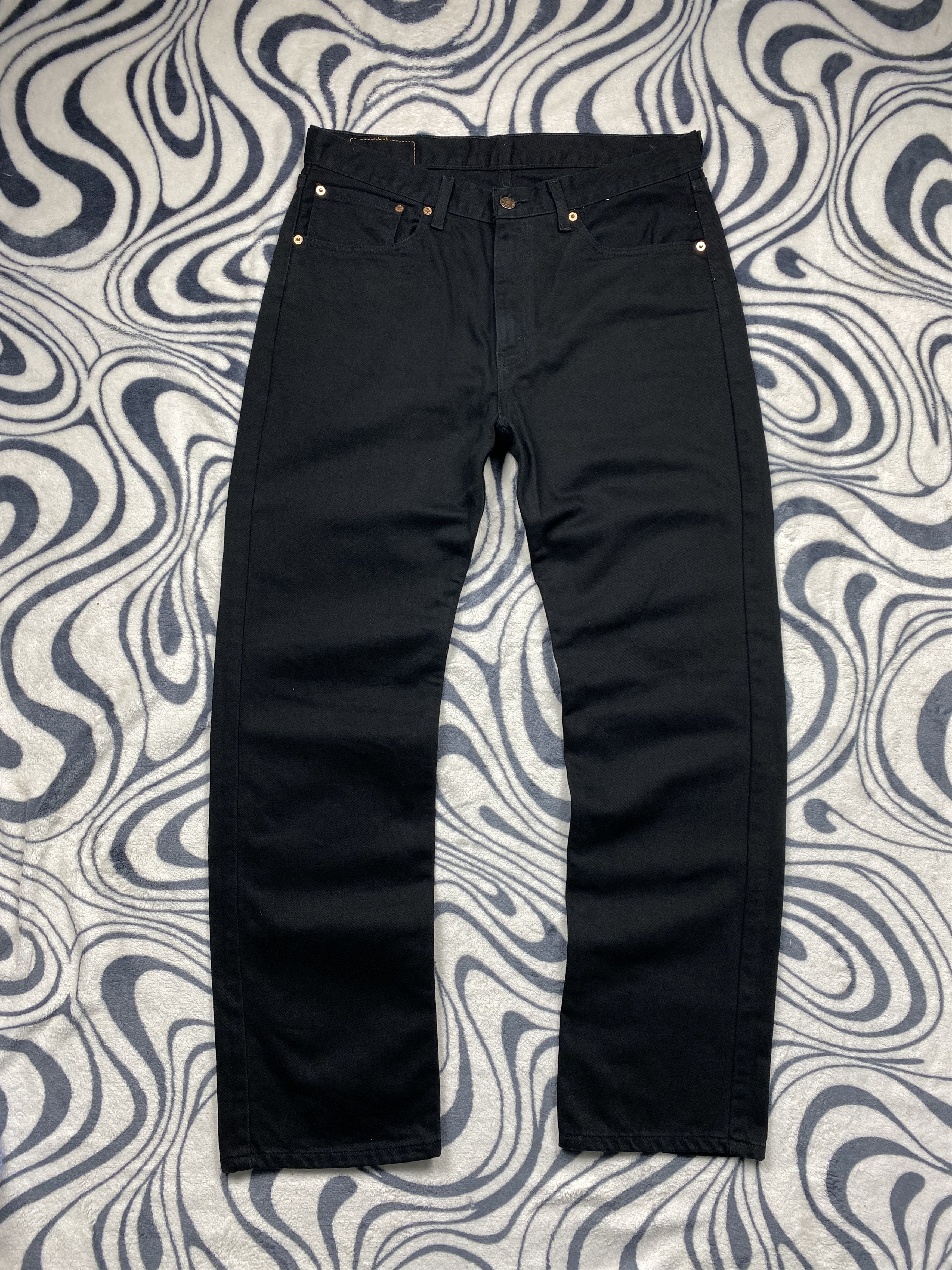 Levi's Levis 751 Vintage Mens Black Denim Pants Jeans Size US 34 / EU 50 - 4 Thumbnail