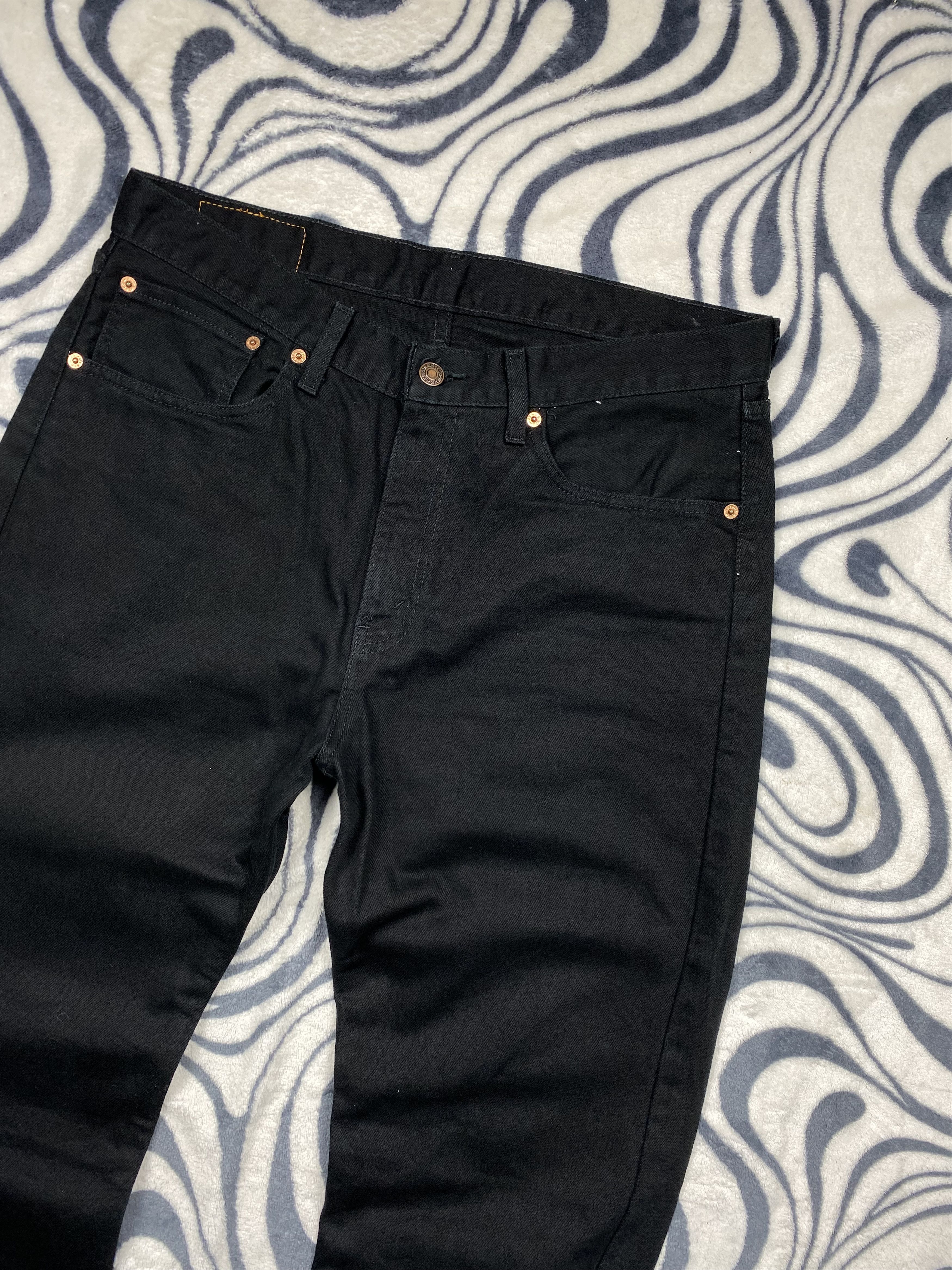 Levi's Levis 751 Vintage Mens Black Denim Pants Jeans Size US 34 / EU 50 - 5 Thumbnail