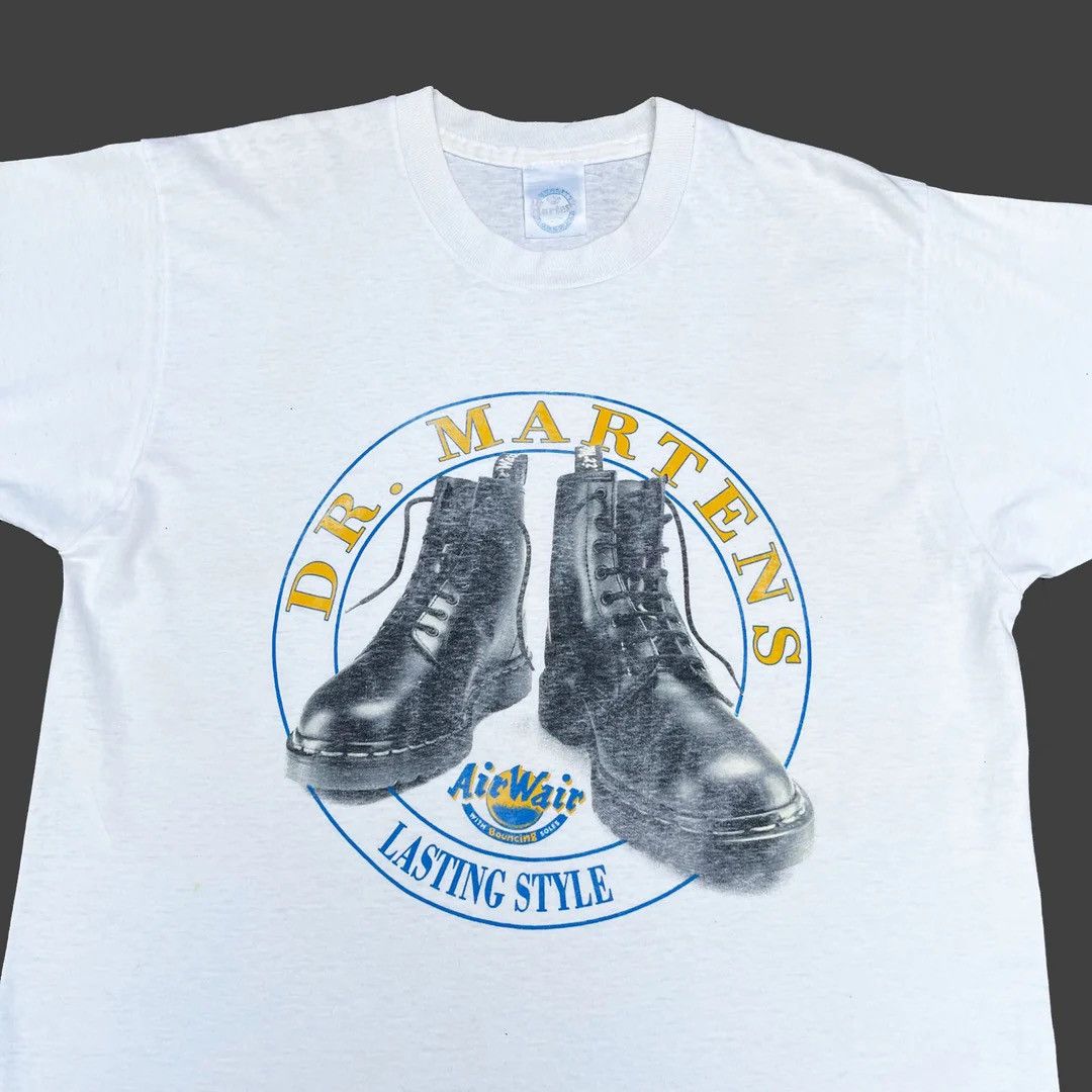 Dr. Martens Dr. Martens 80s Vtg OG Graphic Boots Screen Stars T-Shirt Size US XL / EU 56 / 4 - 2 Thumbnail