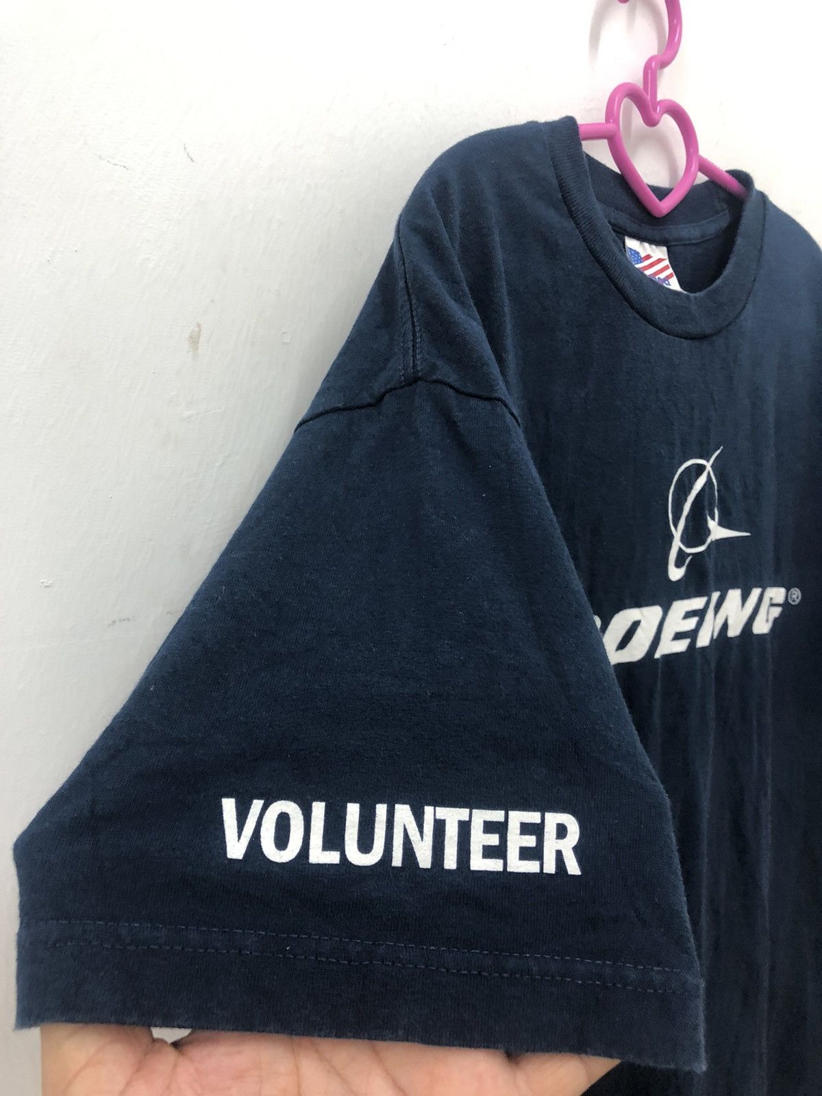 Vintage Rare Vintage BOEING Volunteer Usa Shirt Size US L / EU 52-54 / 3 - 3 Thumbnail