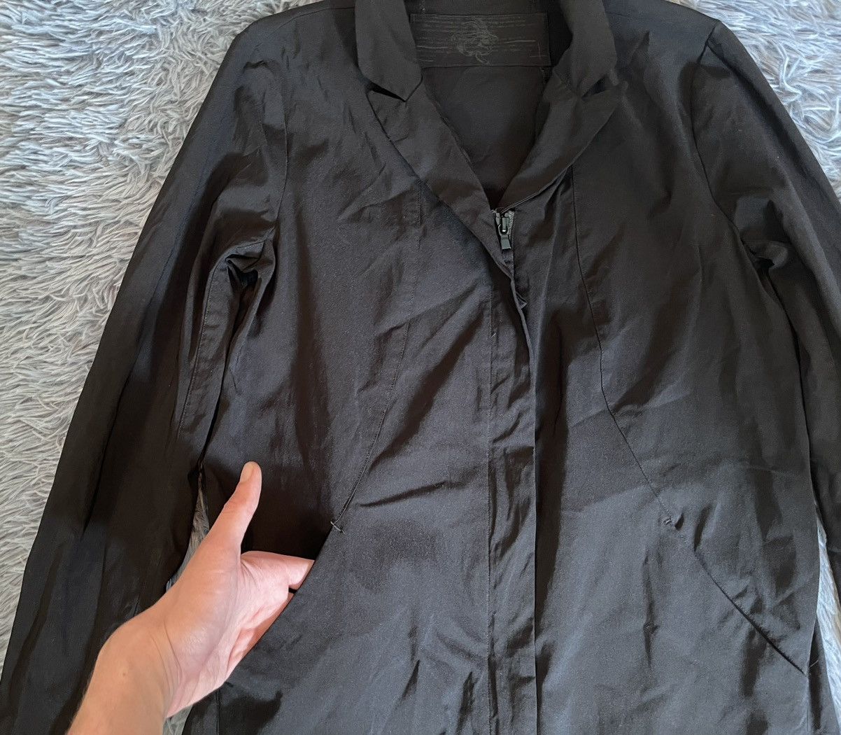 Rundholz Rundholz avant garde Rabbit Carrots black line trench coat Size M / US 6-8 / IT 42-44 - 4 Thumbnail