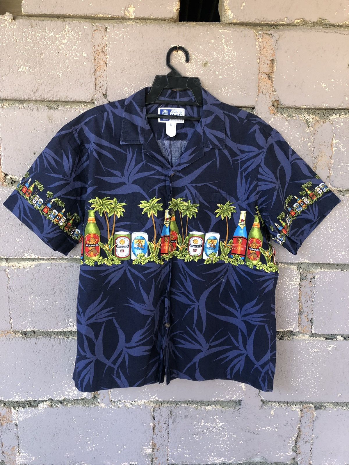 Vintage Vintage Rjc Hawaiian Beer Full All Over Print Hawaii Shirt Size US L / EU 52-54 / 3 - 1 Thumbnail