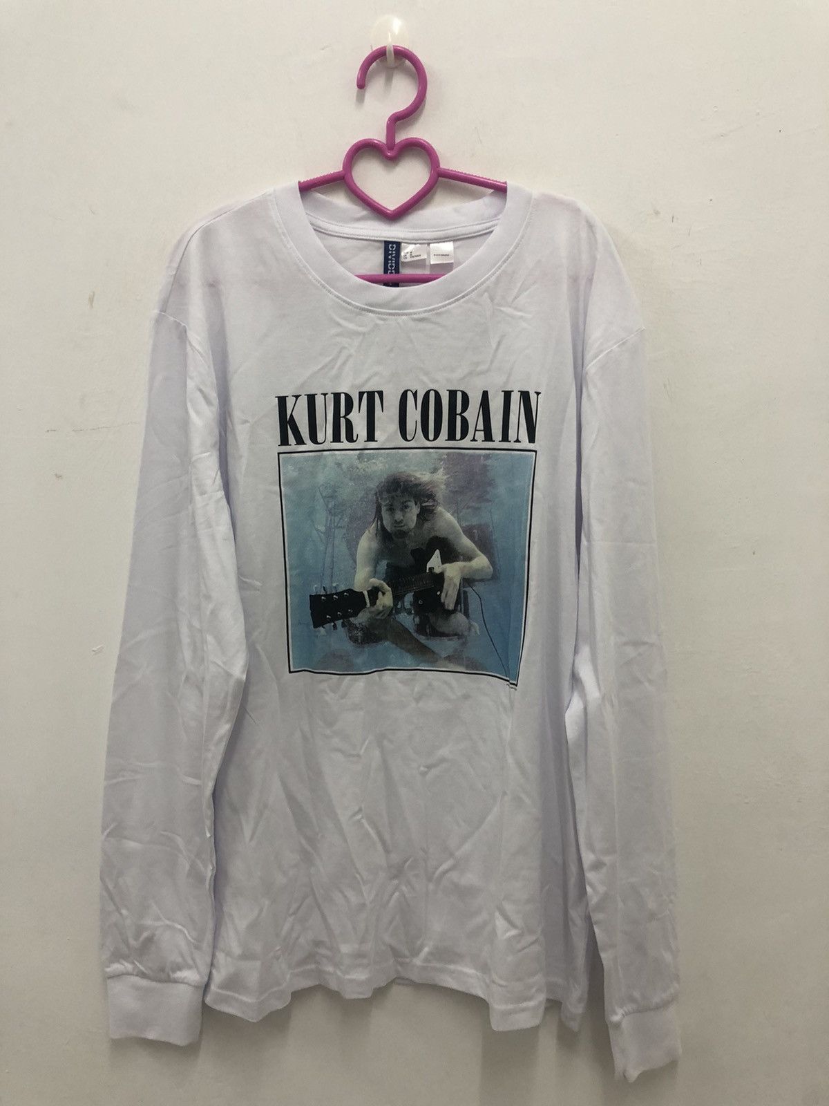 Nirvana Rare KURT COBAIN NIRVANA X H&M Long Sleeve Shirt Size US M / EU 48-50 / 2 - 1 Thumbnail