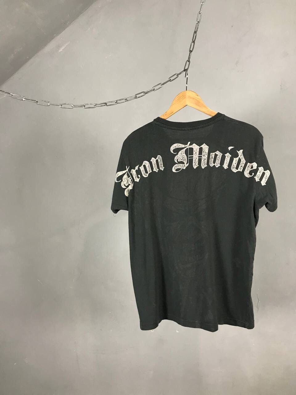 Band Tees × Iron Maiden × Vintage Iron Maiden 2007 vintage rock band overprinted tee Size US M / EU 48-50 / 2 - 6 Thumbnail