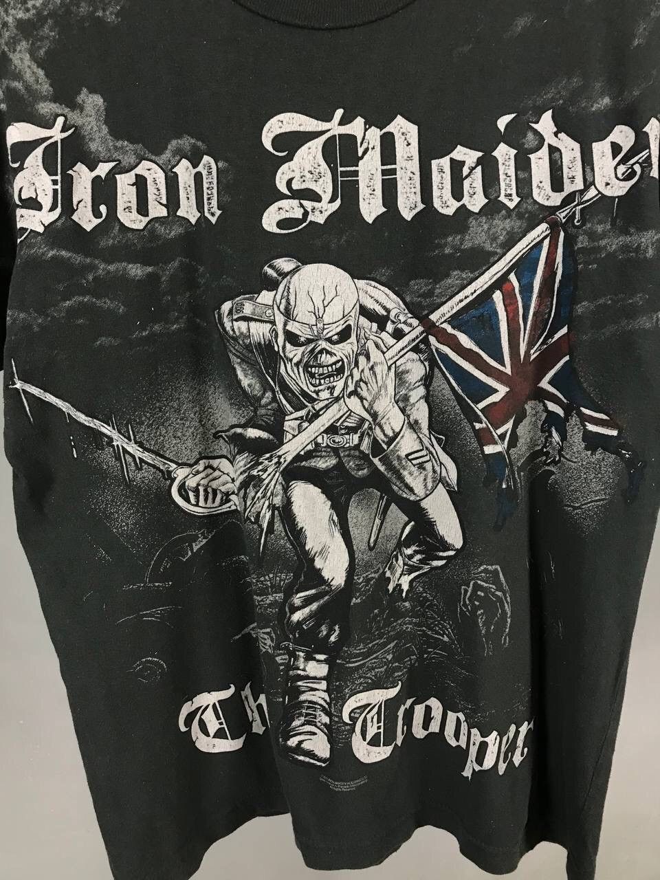 Band Tees × Iron Maiden × Vintage Iron Maiden 2007 vintage rock band overprinted tee Size US M / EU 48-50 / 2 - 3 Thumbnail