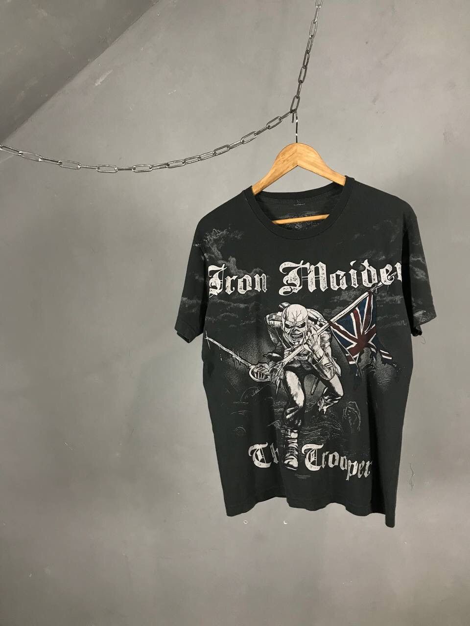Band Tees × Iron Maiden × Vintage Iron Maiden 2007 vintage rock band overprinted tee Size US M / EU 48-50 / 2 - 1 Thumbnail