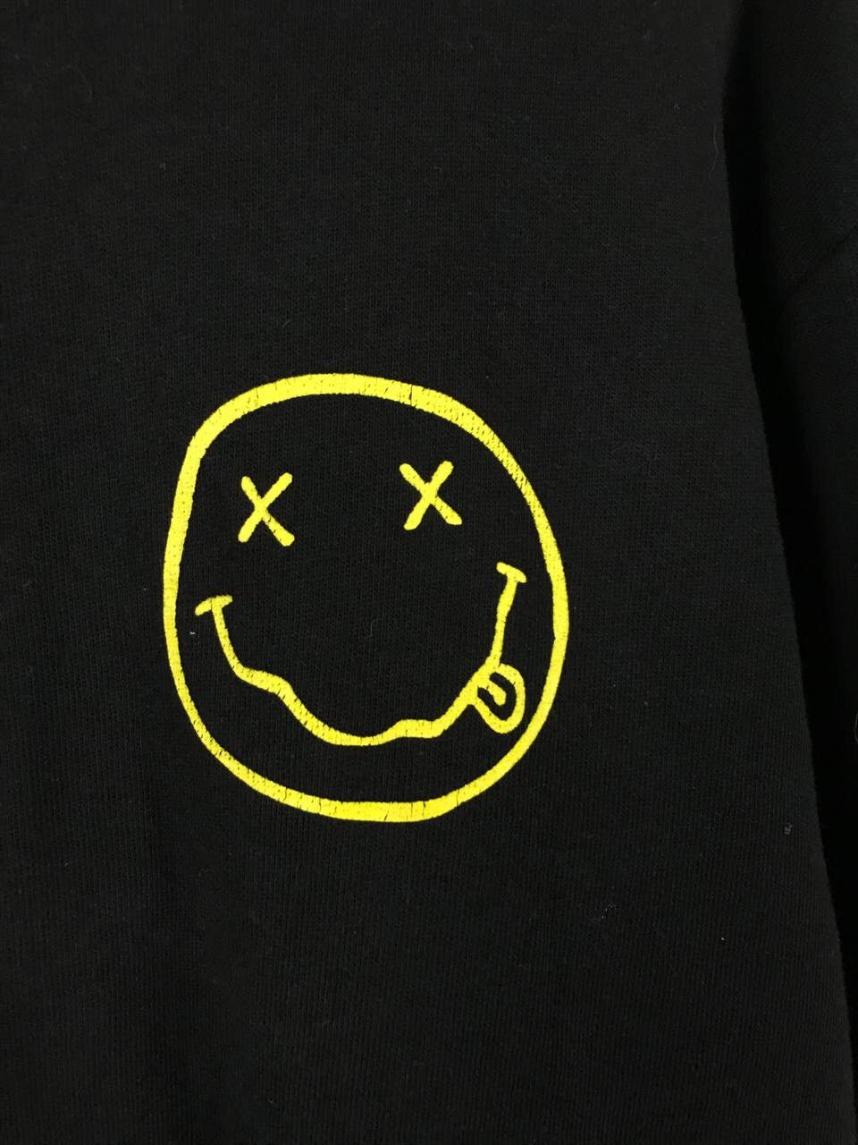 Band Tees × Nirvana × Vintage Nirvana vintage rock band sweatshirt Size US XL / EU 56 / 4 - 3 Thumbnail