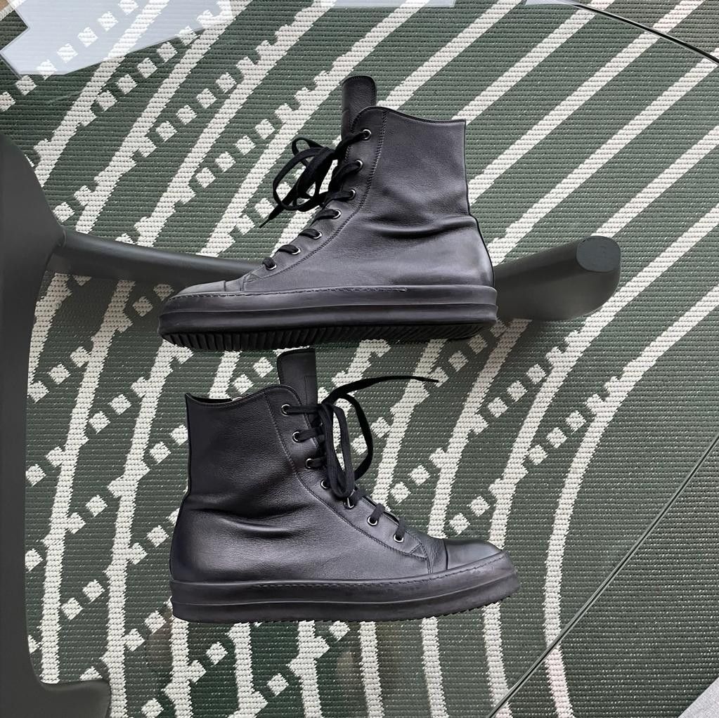 Rick Owens Rick Owens Ramones Rare All Black, SS20 Tecuatl Rick Owens Rick Owens Ramones Rare All Black, SS20 Tecuatl