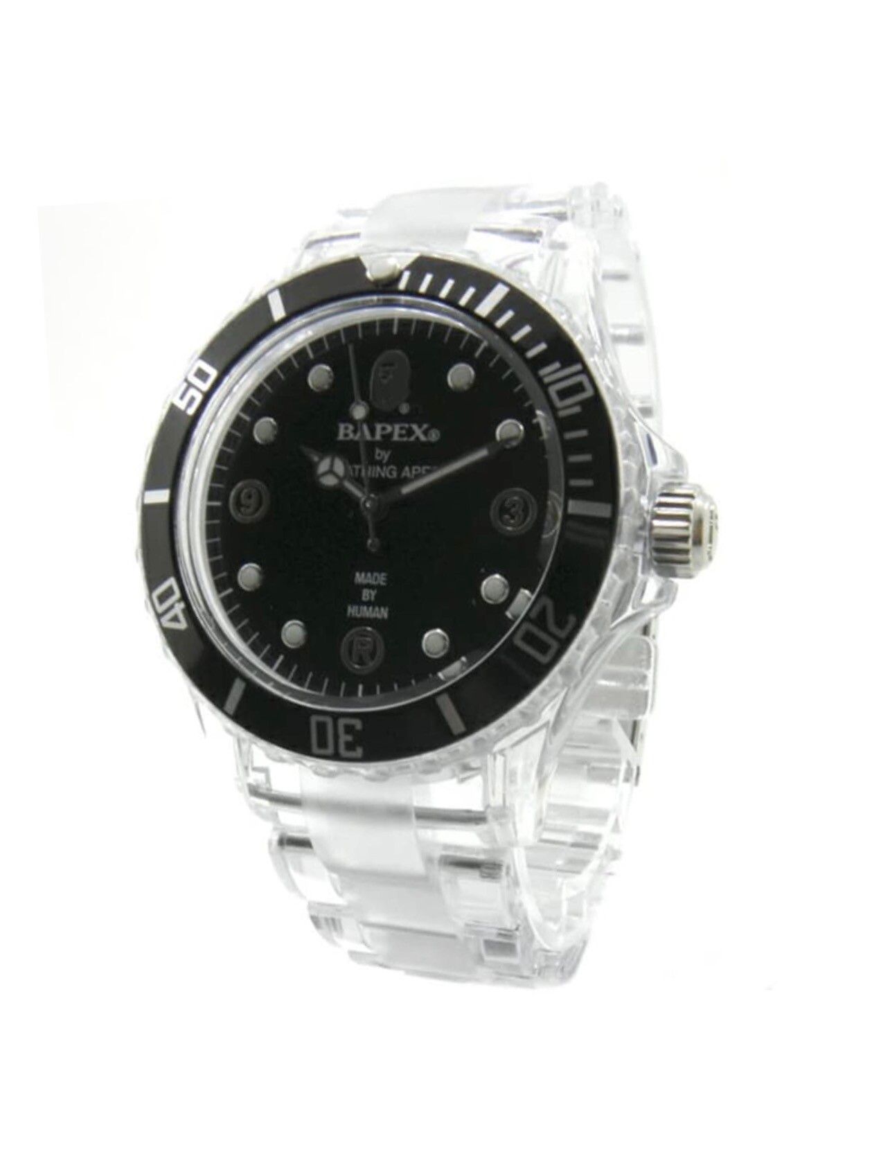 Pre-owned Bape 2009 Black X Watch