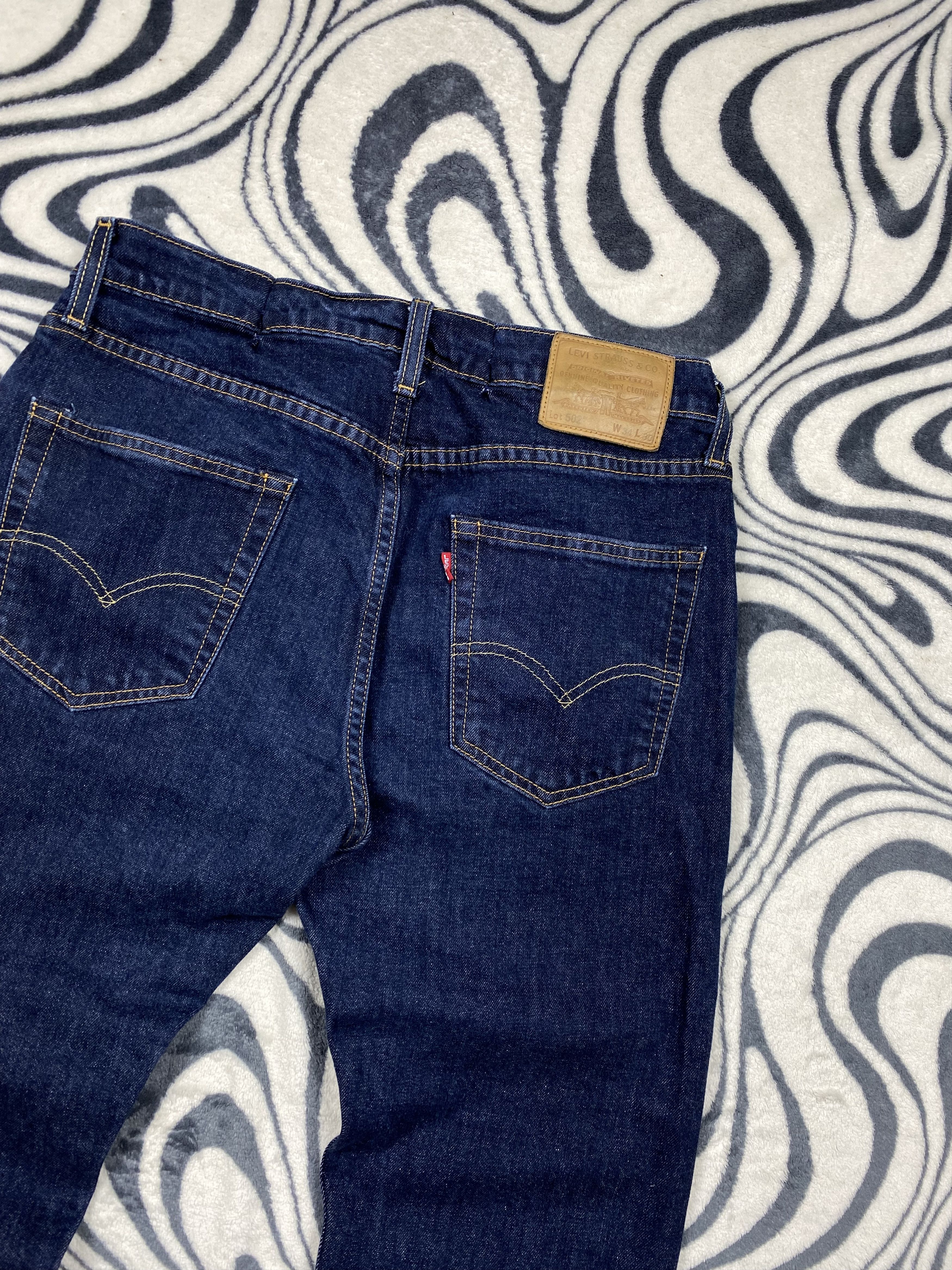 Levi's Levis 502 Vintage Mens Premium Denim Pants Jeans Size US 34 / EU 50 - 2 Thumbnail