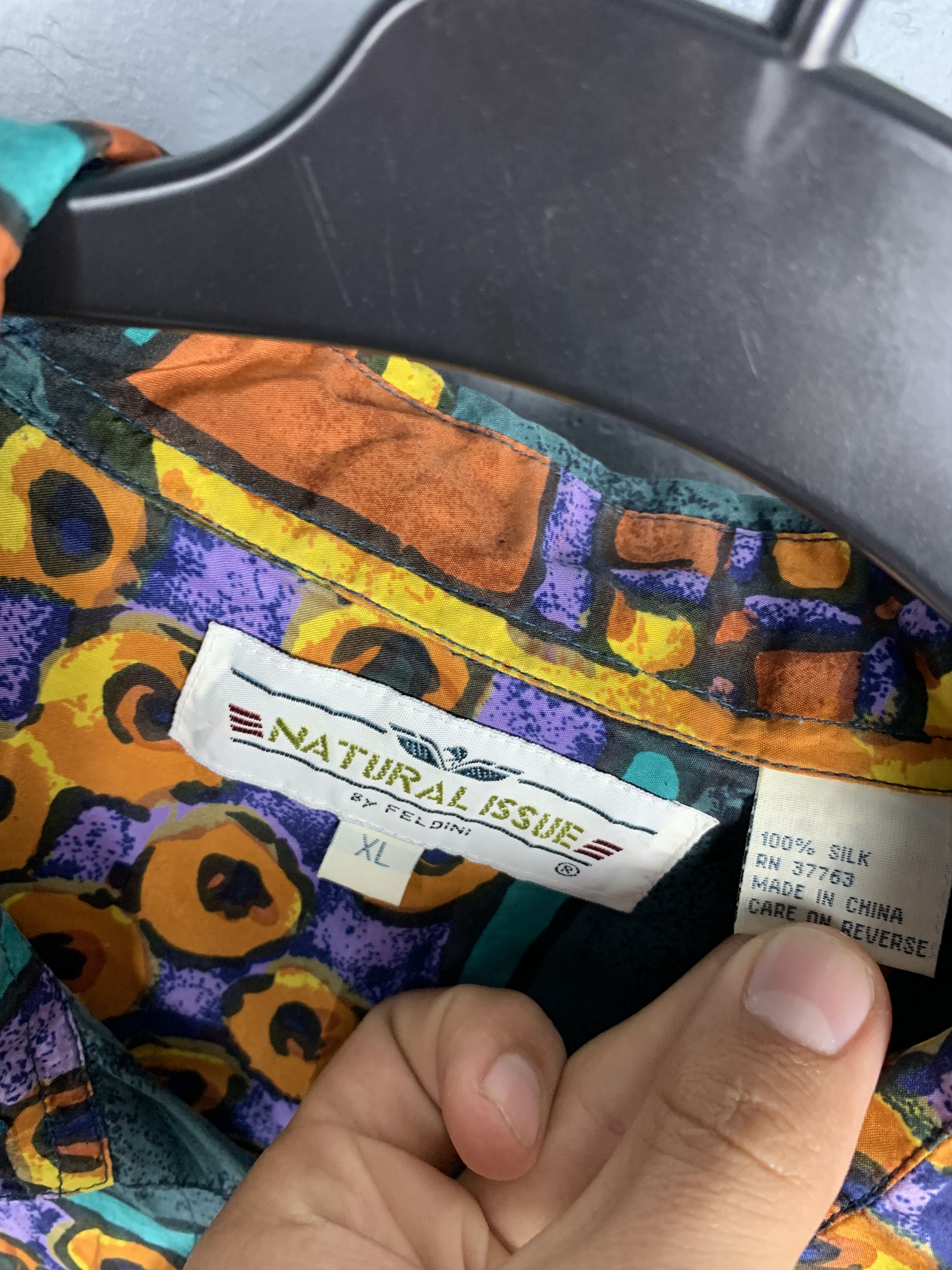 Vintage Vintage Hawaiian SILK Shirt Size US XL / EU 56 / 4 - 3 Thumbnail