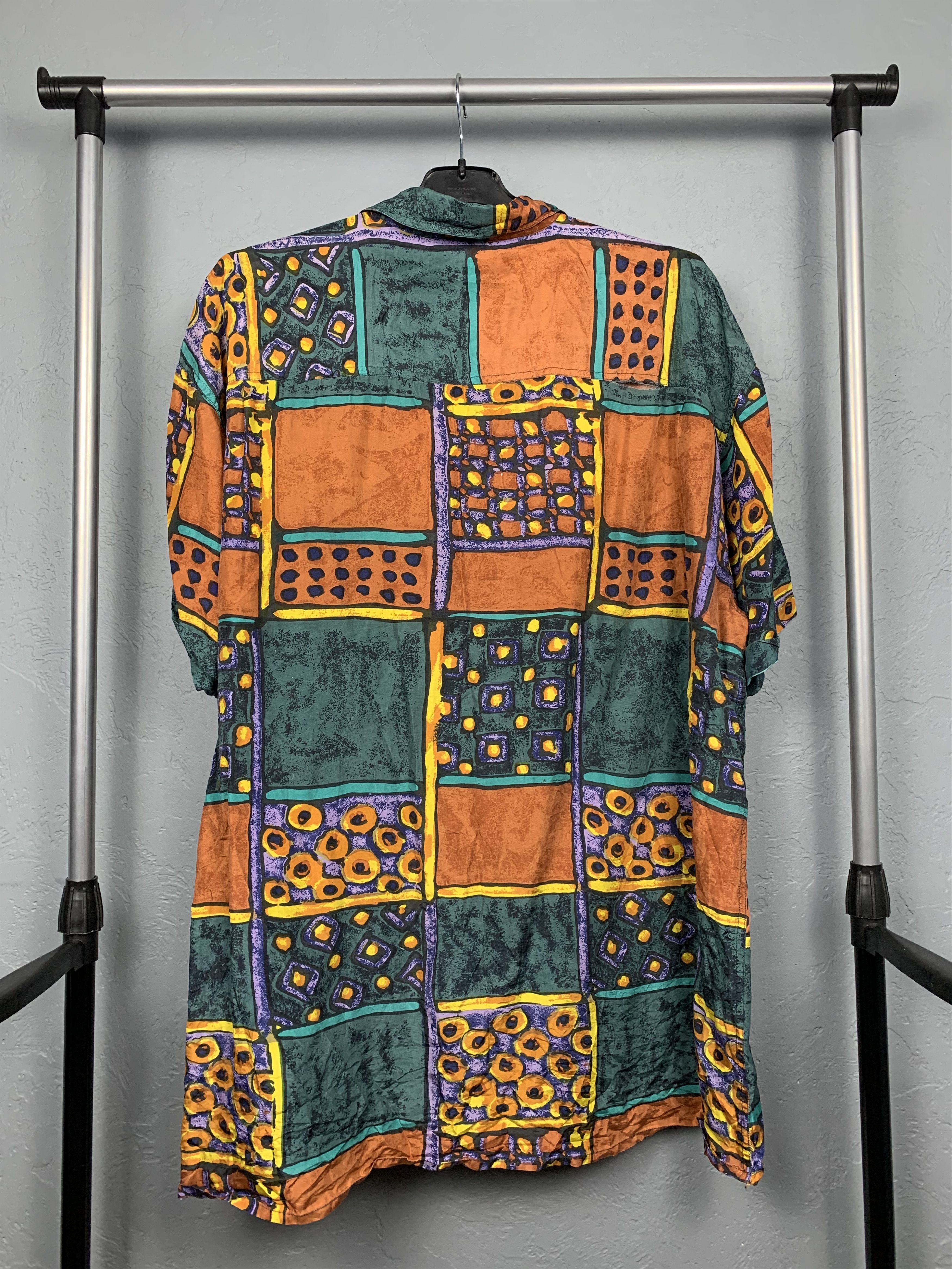 Vintage Vintage Hawaiian SILK Shirt Size US XL / EU 56 / 4 - 4 Thumbnail