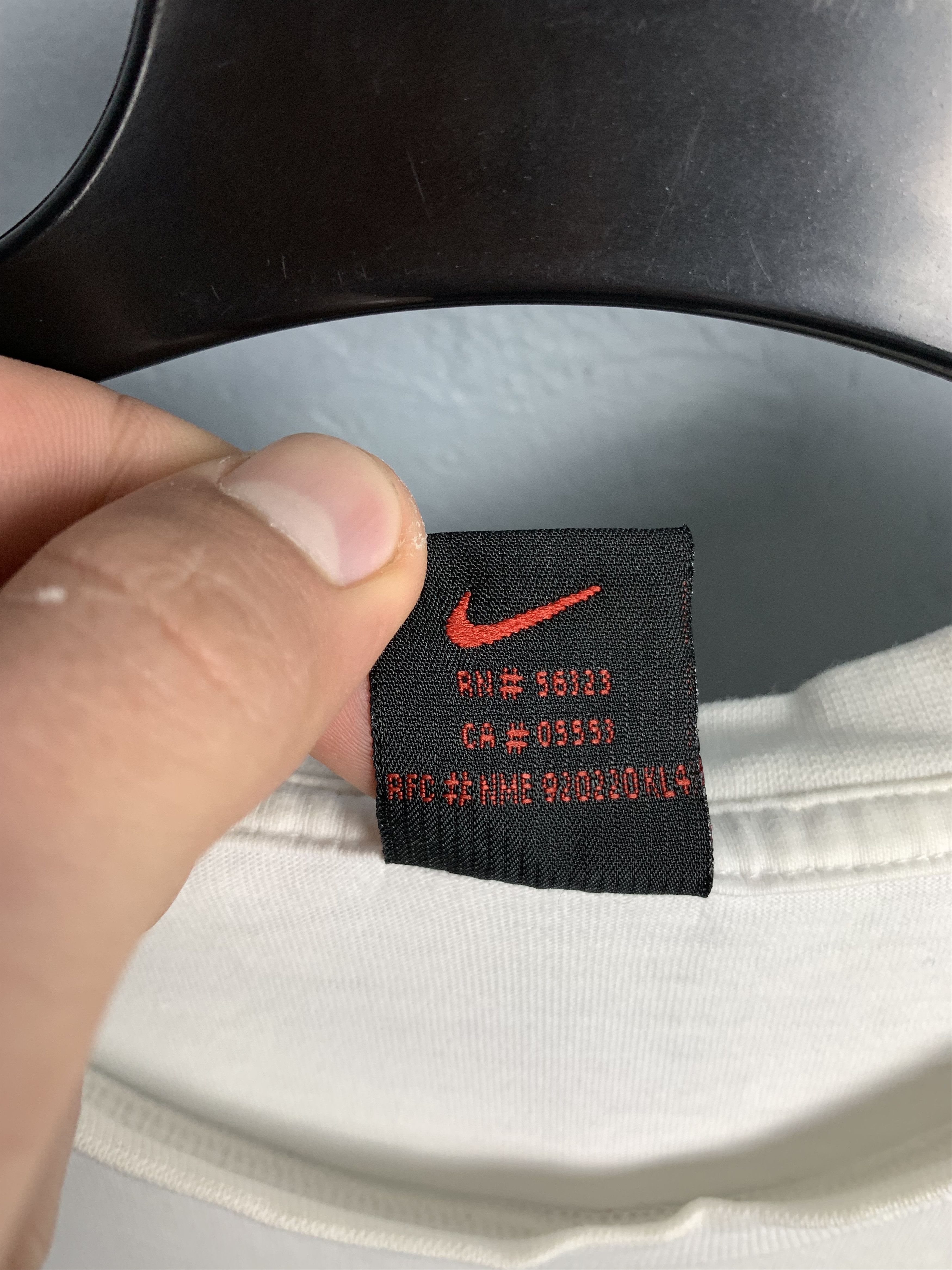 Nike × Vintage Nike 90s Vintage Mens T-Shirt Tee Drill Size US S / EU 44-46 / 1 - 5 Thumbnail