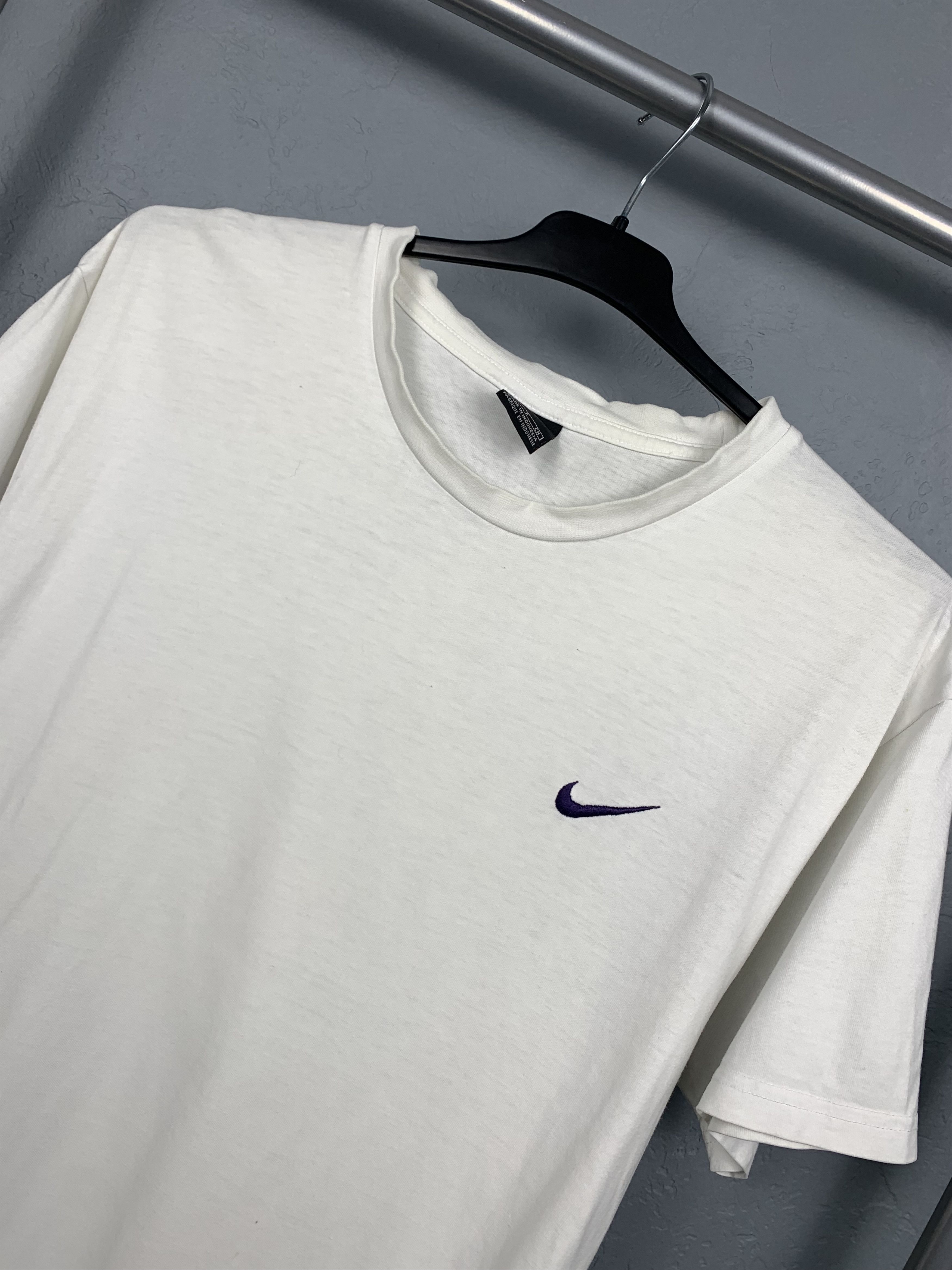 Nike × Vintage Nike 90s Vintage Mens T-Shirt Tee Drill Size US S / EU 44-46 / 1 - 2 Thumbnail