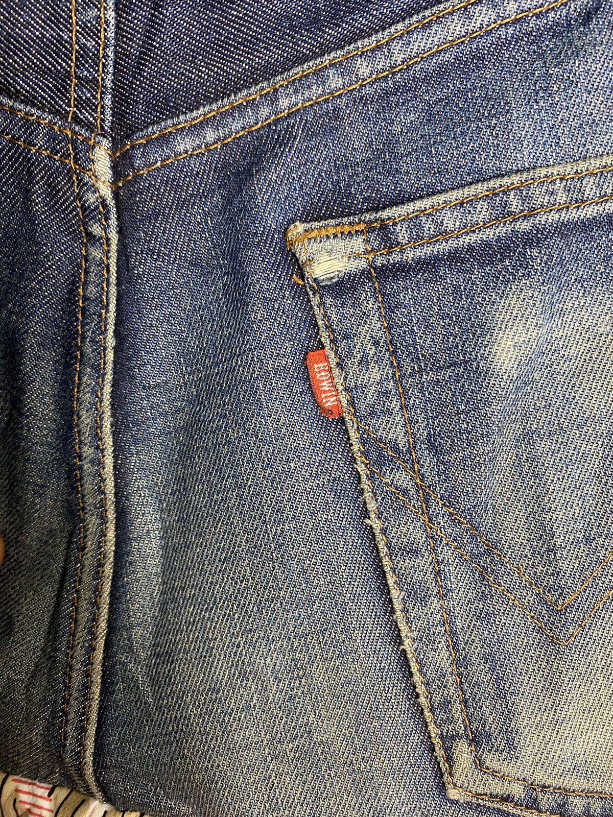 Edwin × Seditionaries EDWIN DENIM MINI SKIRT Size 33" - 6 Thumbnail