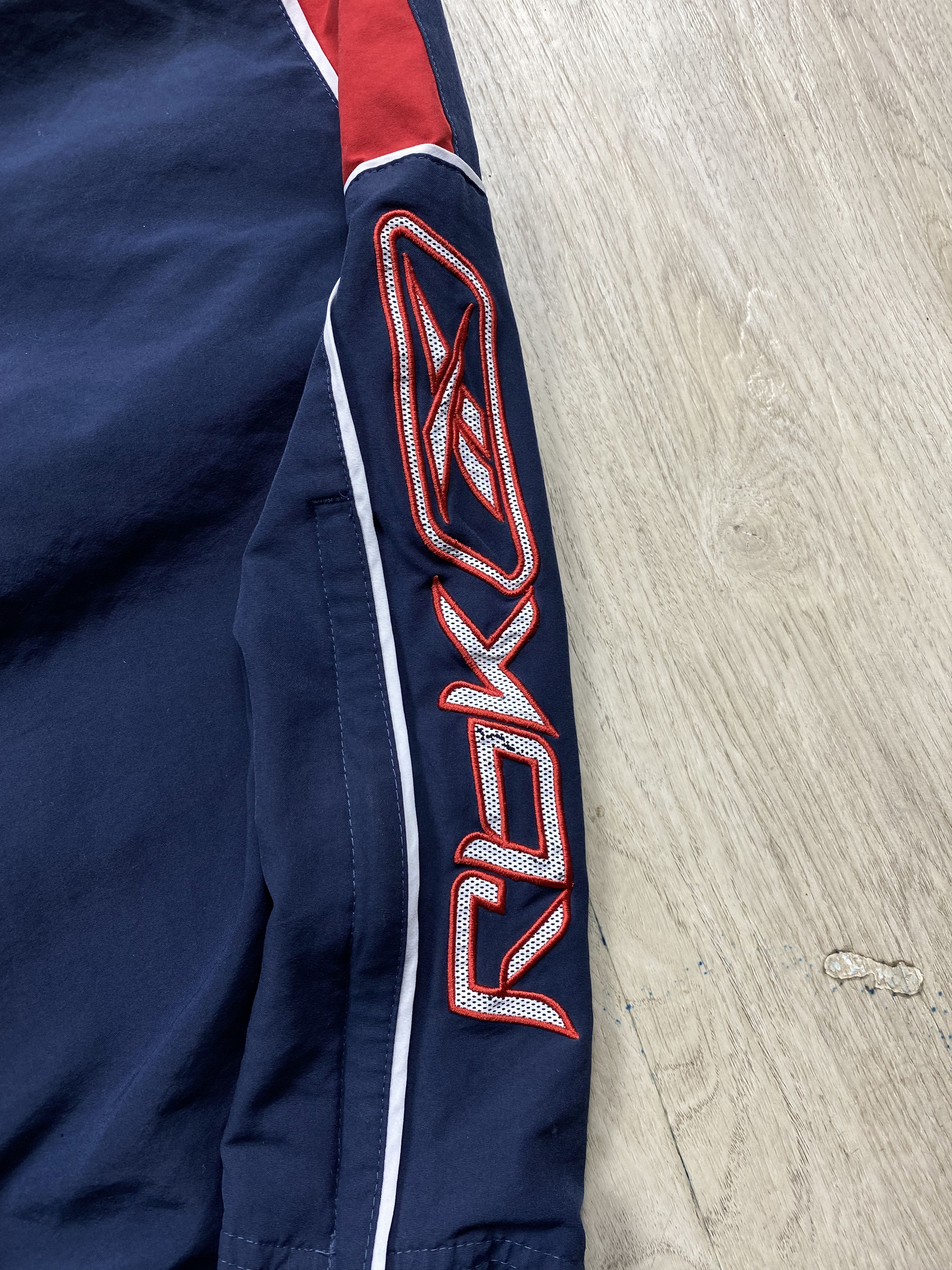 Reebok Reebok Vintage Faded Mens Nylon Pants Y2K Drill Thrashed Size US 36 / EU 52 - 11 Thumbnail