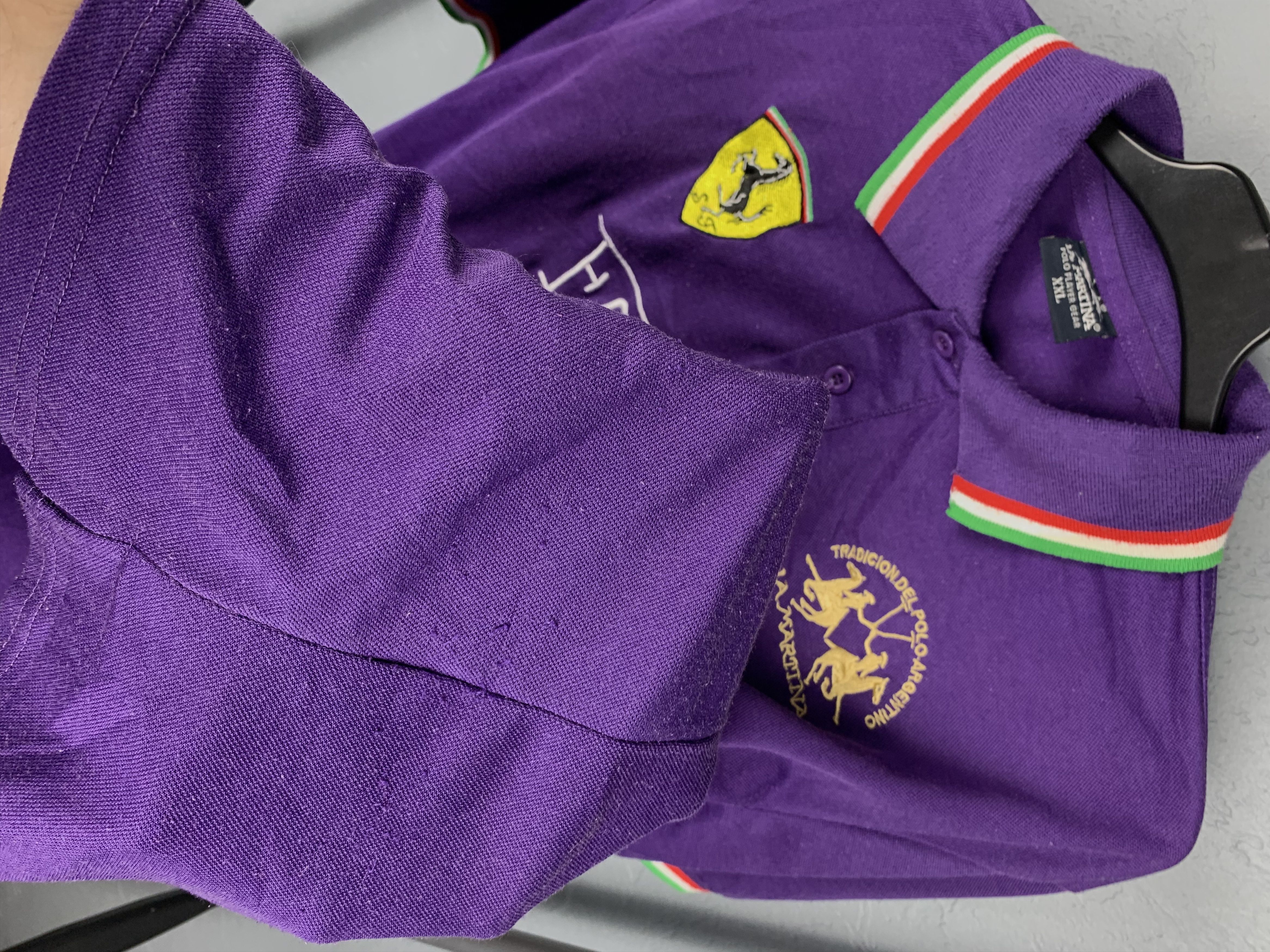Ferrari × La Martina Ferrari La Martina Vintage Polo Shirt Size US XXL / EU 58 / 5 - 4 Thumbnail