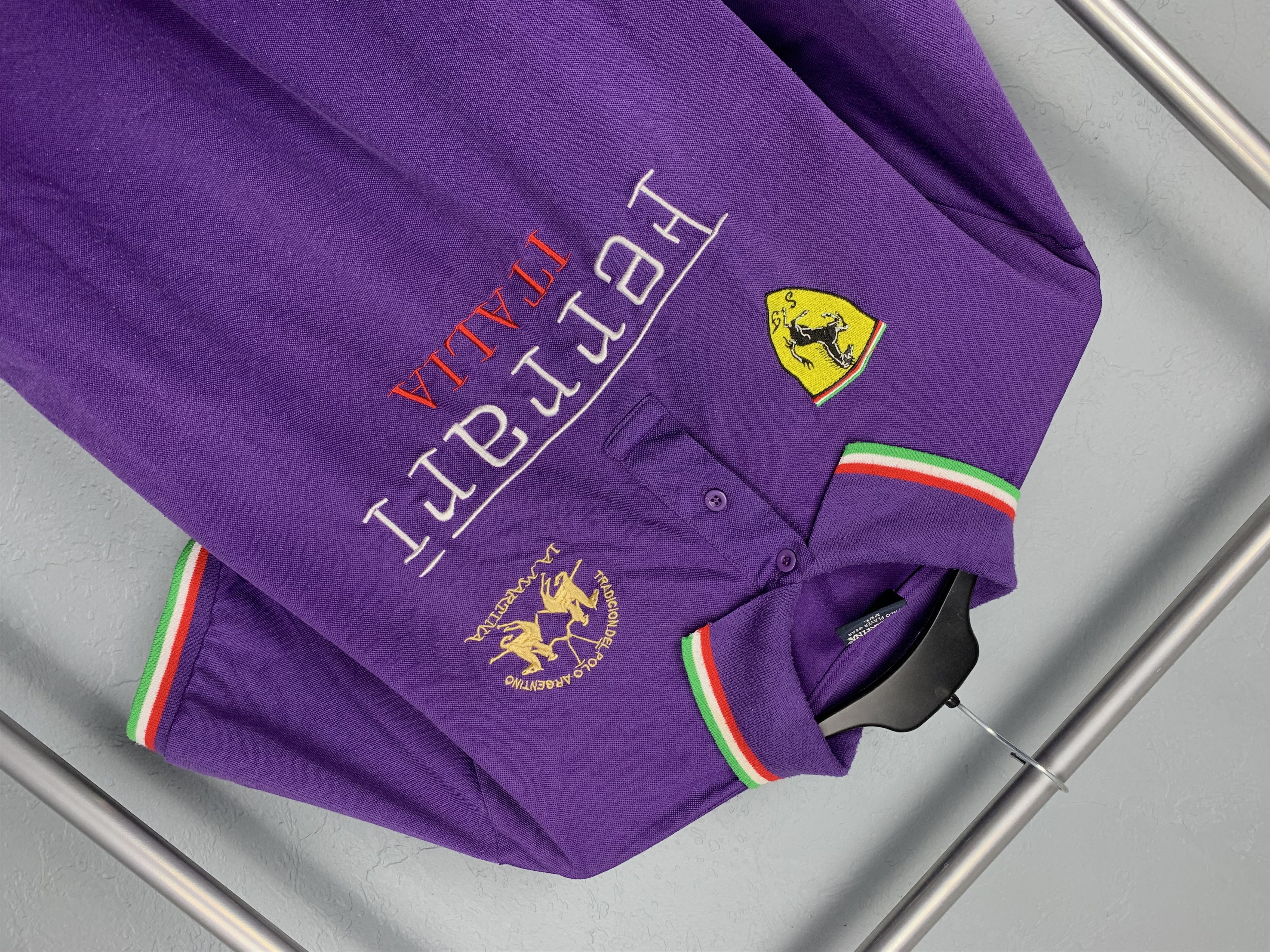 Ferrari × La Martina Ferrari La Martina Vintage Polo Shirt Size US XXL / EU 58 / 5 - 2 Thumbnail
